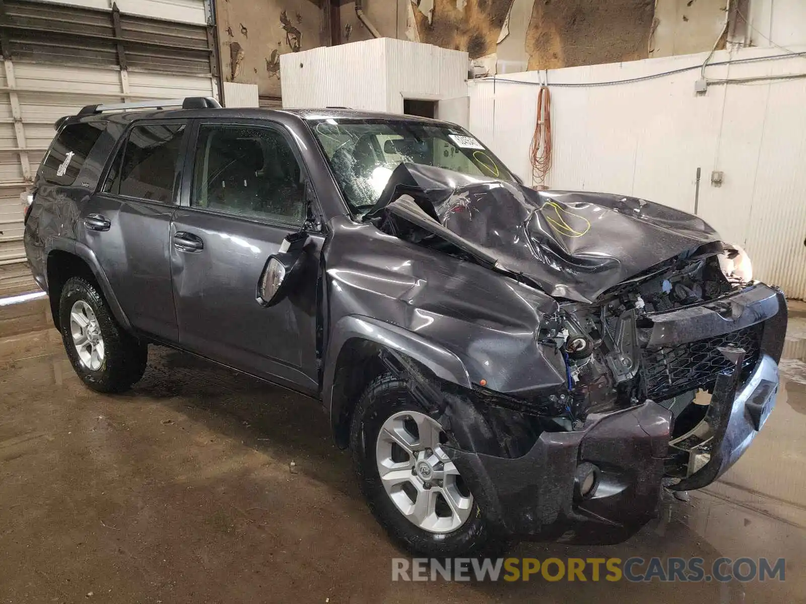 1 Photograph of a damaged car JTEBU5JR9K5643066 TOYOTA 4RUNNER 2019