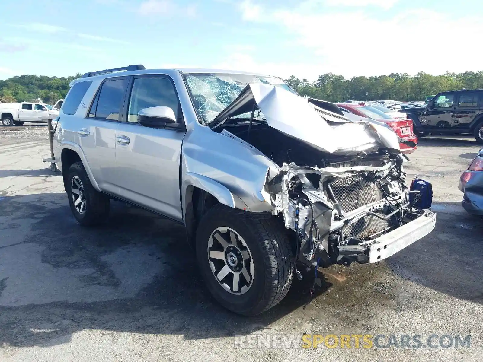 1 Photograph of a damaged car JTEBU5JR9K5643441 TOYOTA 4RUNNER 2019