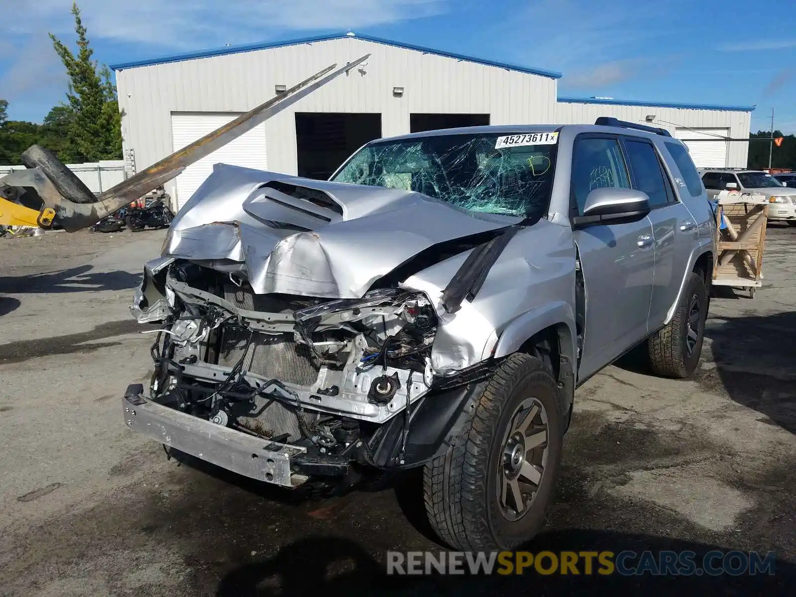 2 Photograph of a damaged car JTEBU5JR9K5643441 TOYOTA 4RUNNER 2019