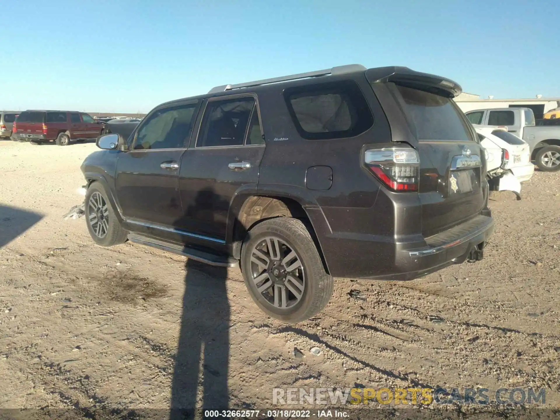 3 Photograph of a damaged car JTEBU5JR9K5643696 TOYOTA 4RUNNER 2019