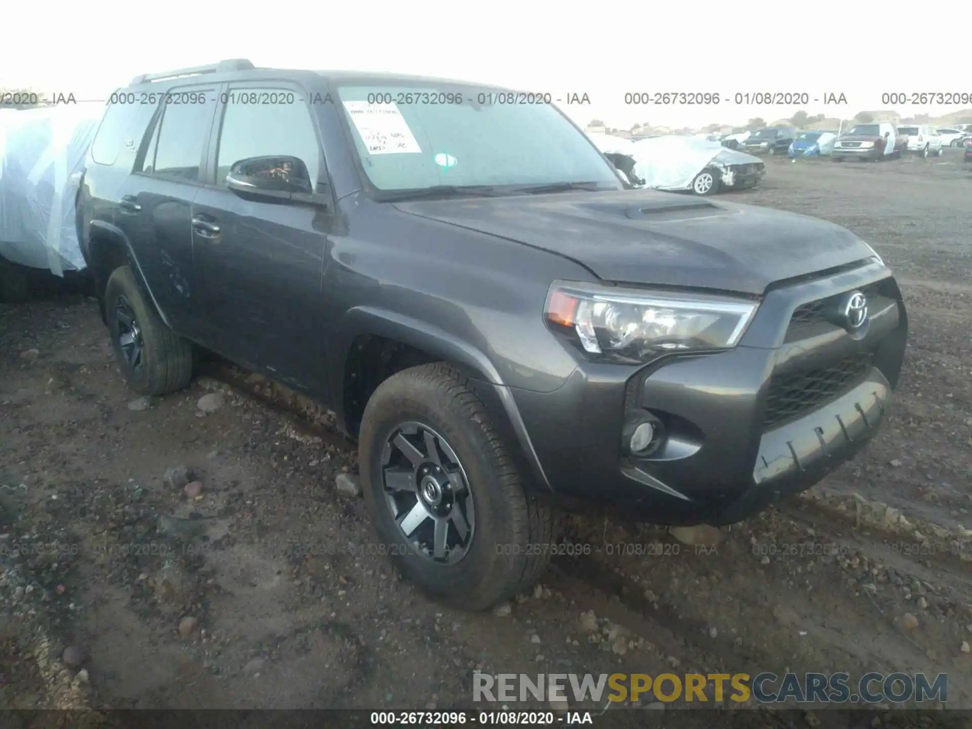 1 Photograph of a damaged car JTEBU5JR9K5644914 TOYOTA 4RUNNER 2019