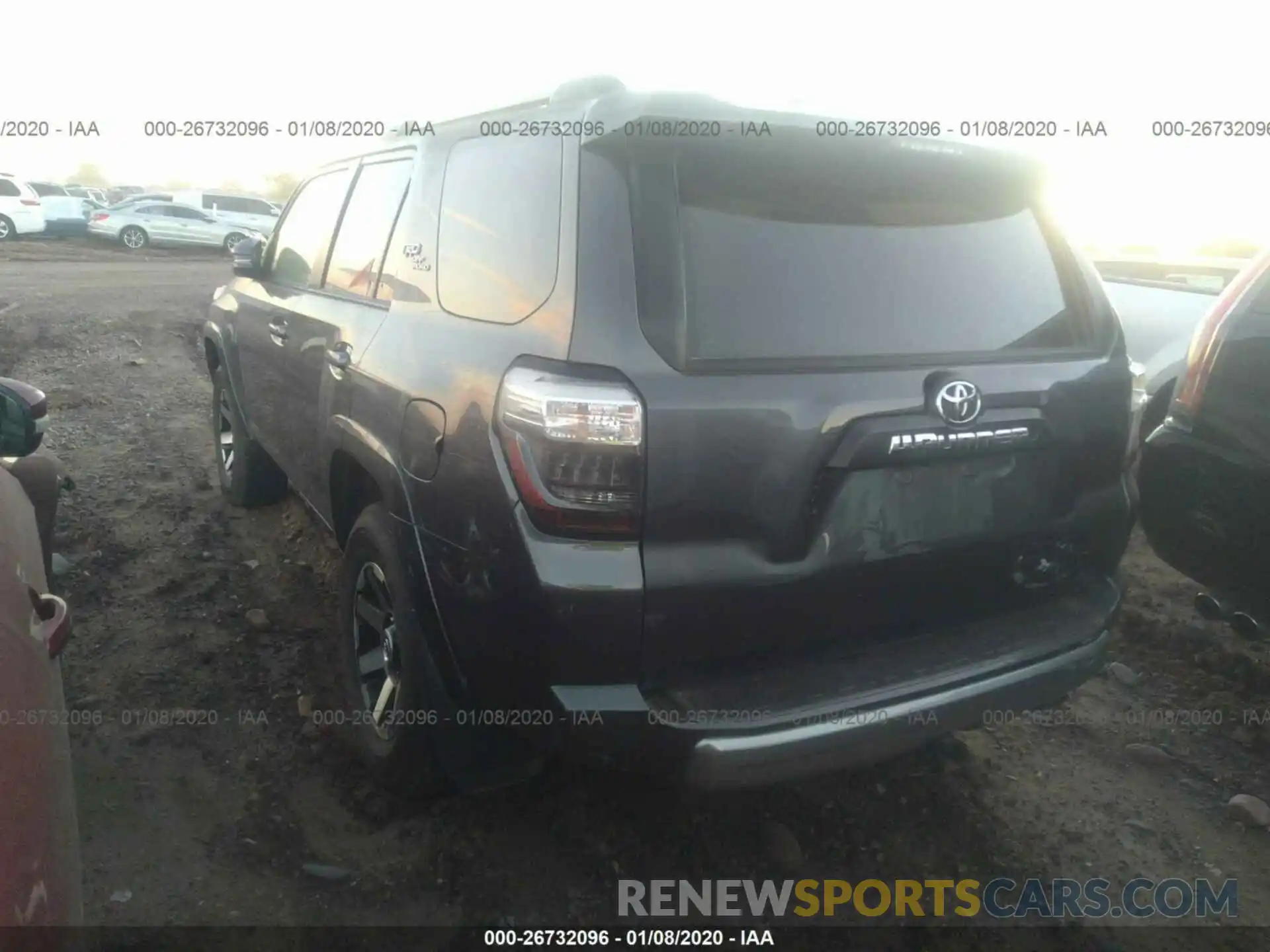 3 Фотография поврежденного автомобиля JTEBU5JR9K5644914 TOYOTA 4RUNNER 2019