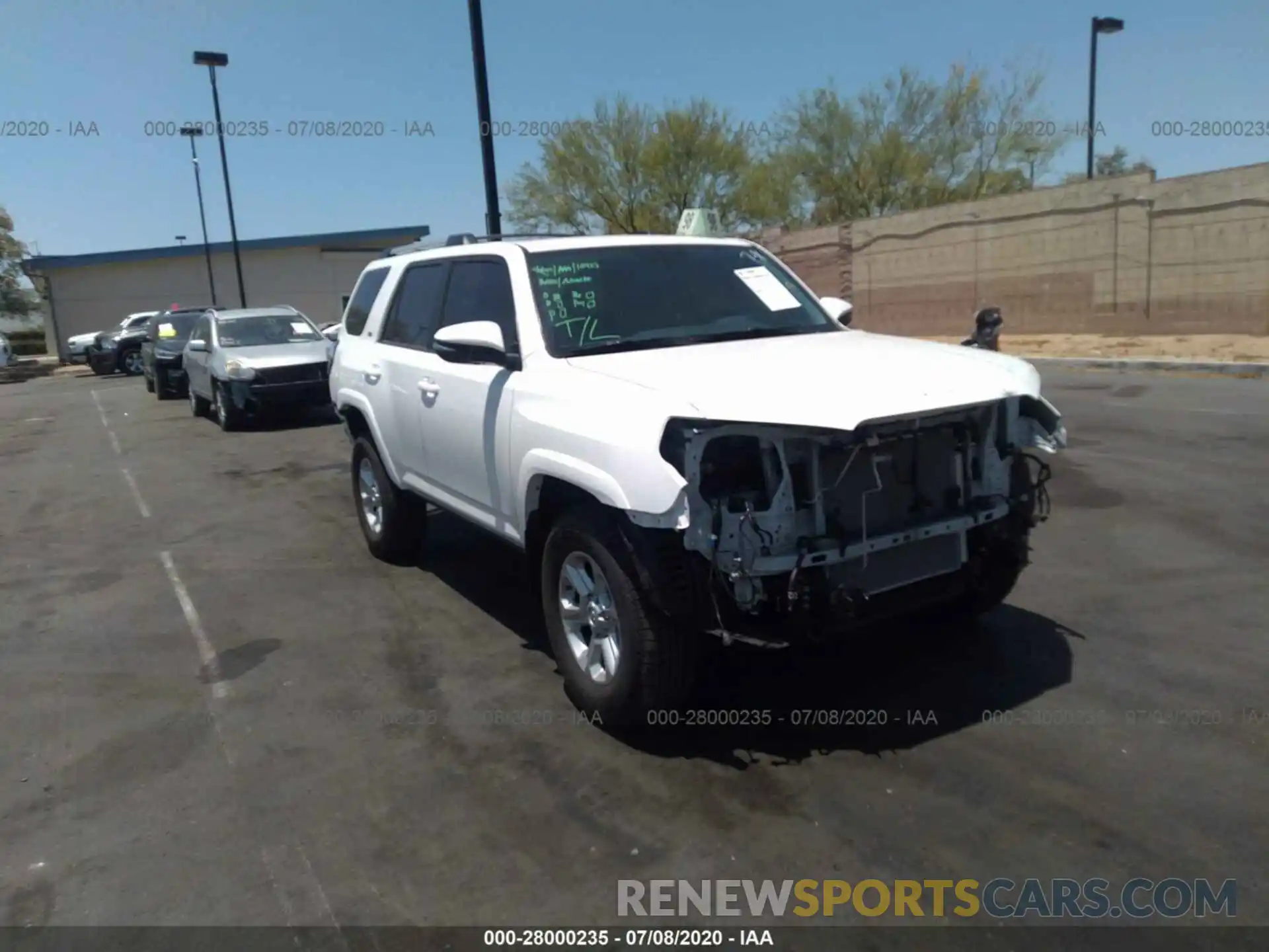 1 Photograph of a damaged car JTEBU5JR9K5645741 TOYOTA 4RUNNER 2019