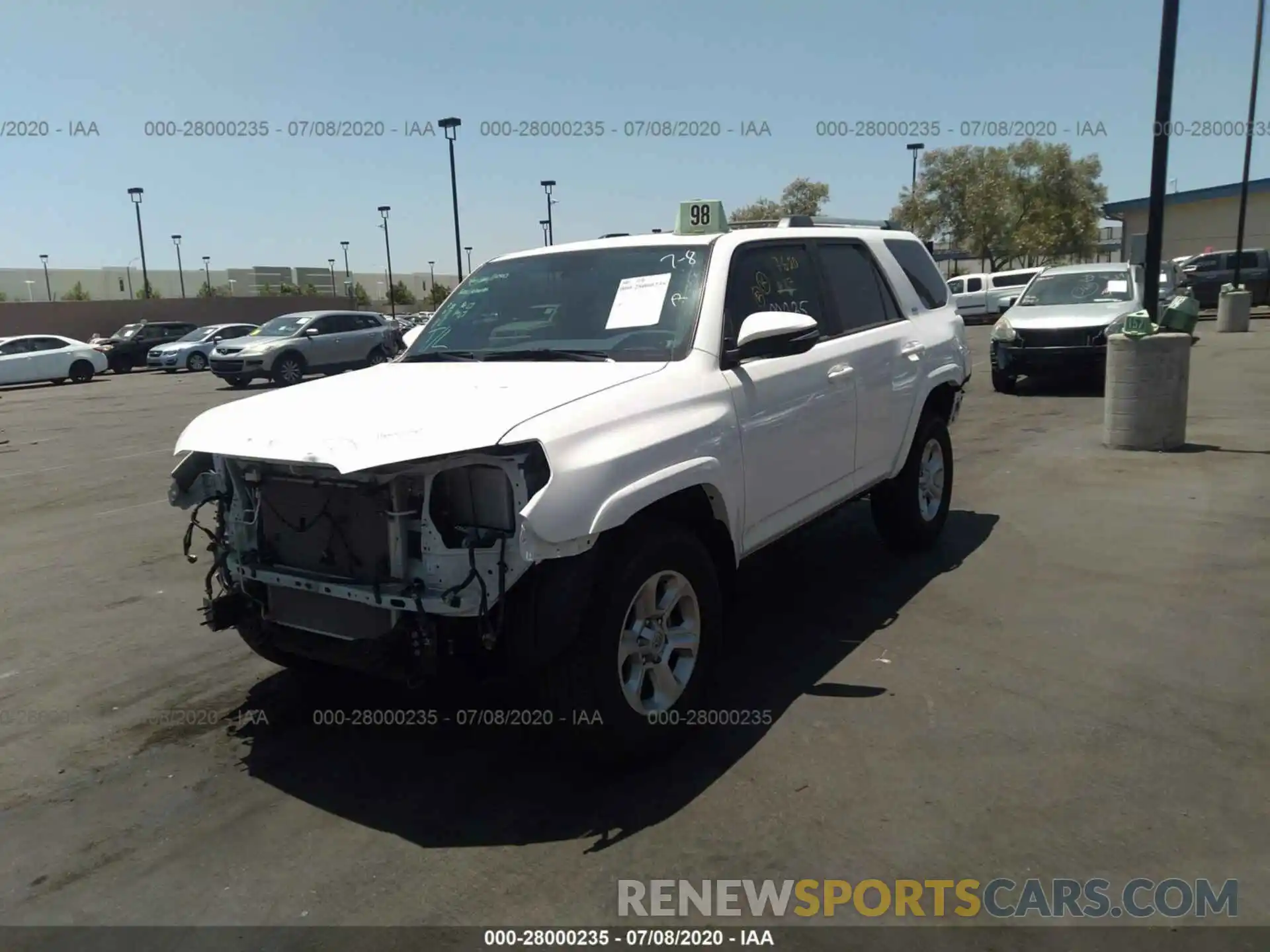 2 Photograph of a damaged car JTEBU5JR9K5645741 TOYOTA 4RUNNER 2019