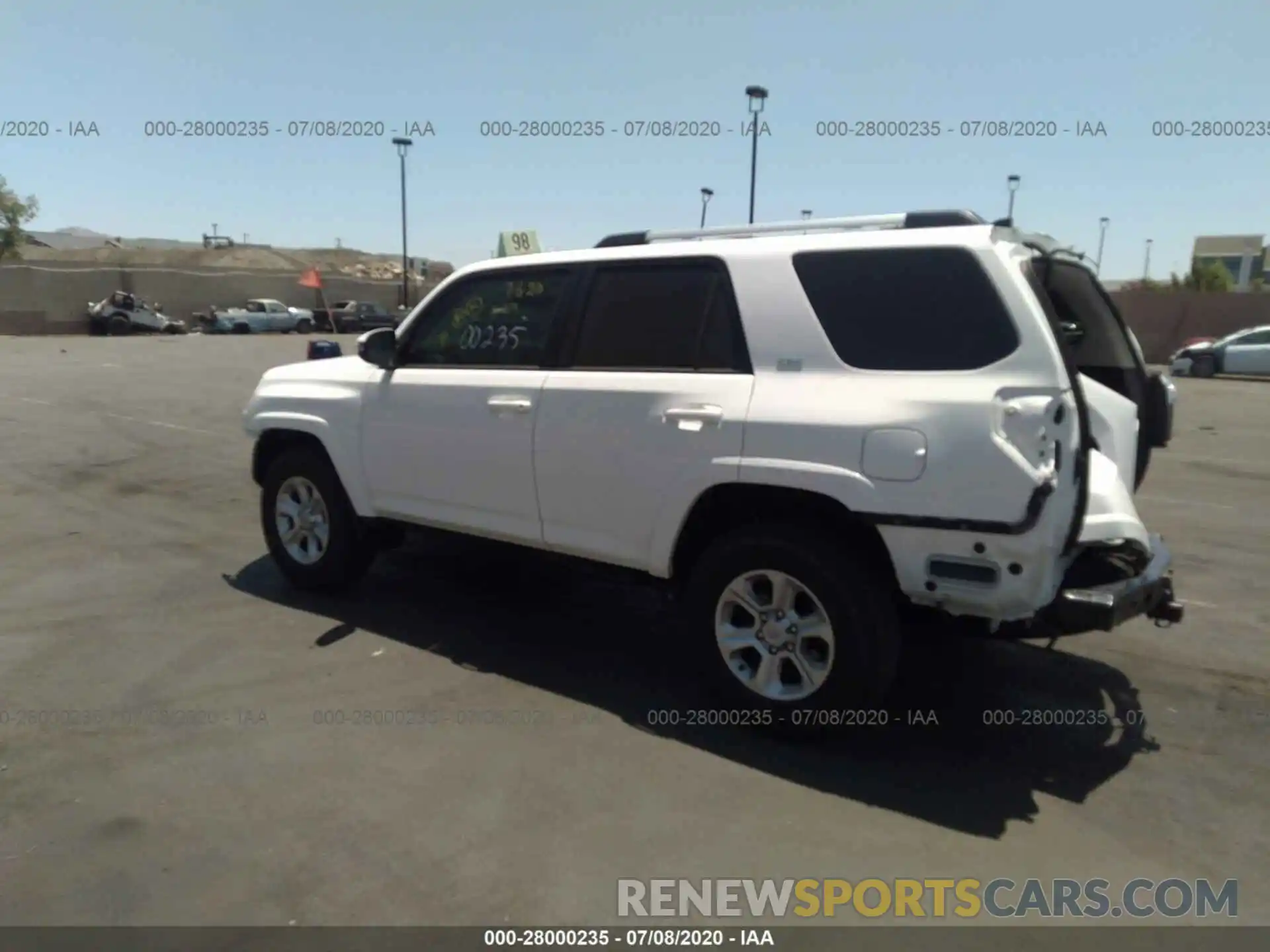 3 Photograph of a damaged car JTEBU5JR9K5645741 TOYOTA 4RUNNER 2019