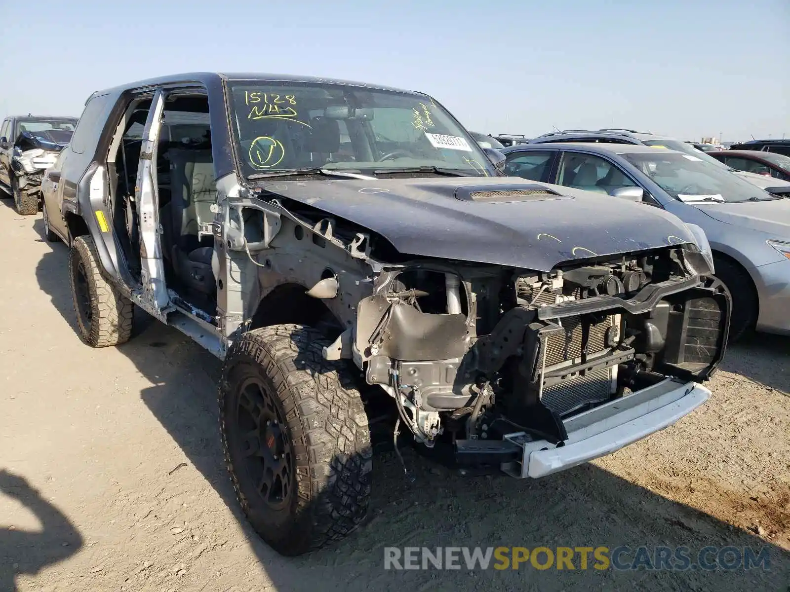 1 Photograph of a damaged car JTEBU5JR9K5646355 TOYOTA 4RUNNER 2019