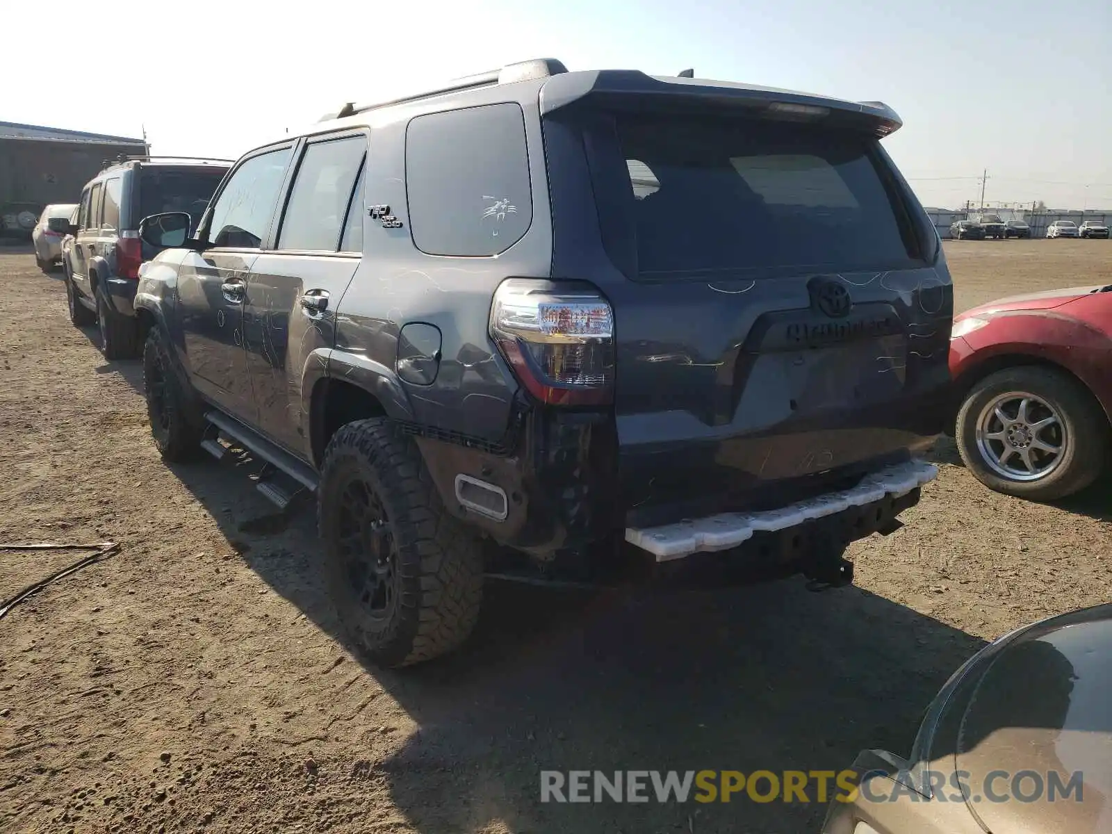 3 Photograph of a damaged car JTEBU5JR9K5646355 TOYOTA 4RUNNER 2019