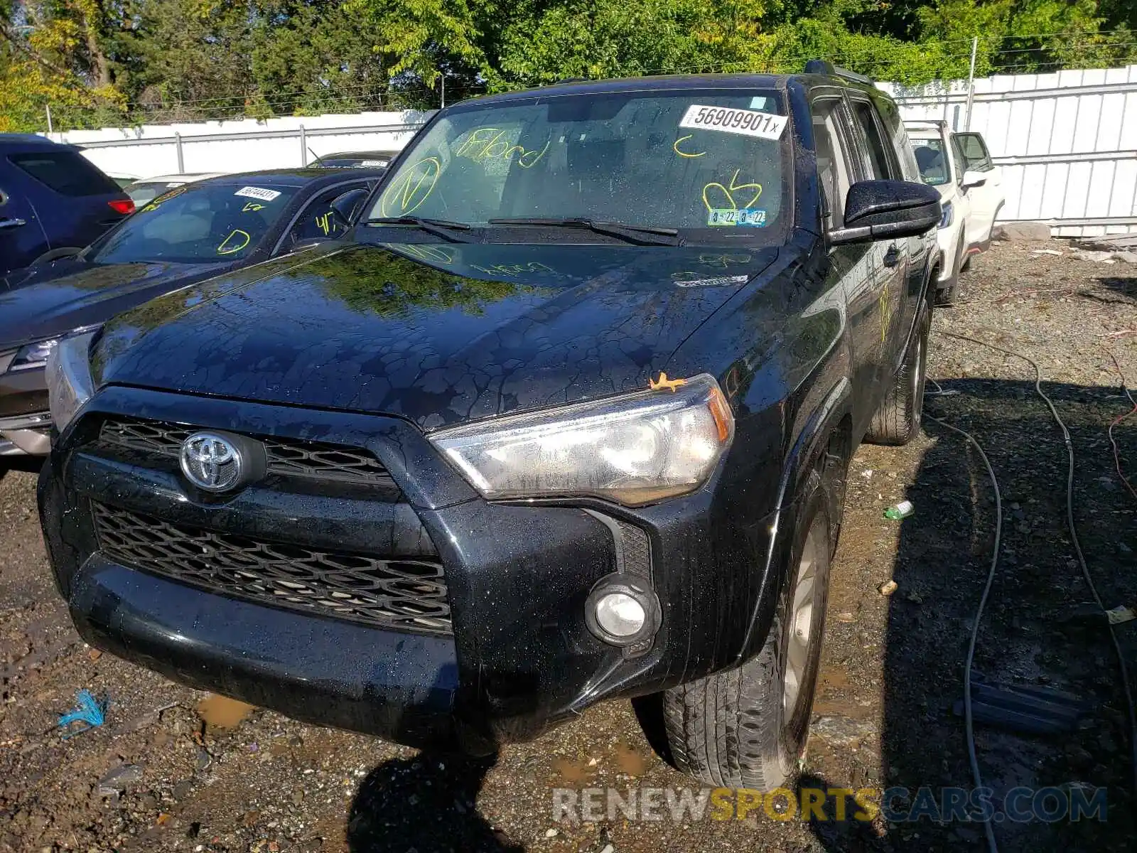 2 Photograph of a damaged car JTEBU5JR9K5647120 TOYOTA 4RUNNER 2019