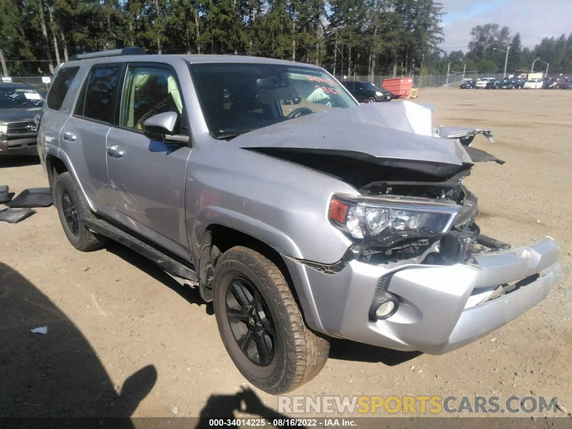 1 Photograph of a damaged car JTEBU5JR9K5650597 TOYOTA 4RUNNER 2019