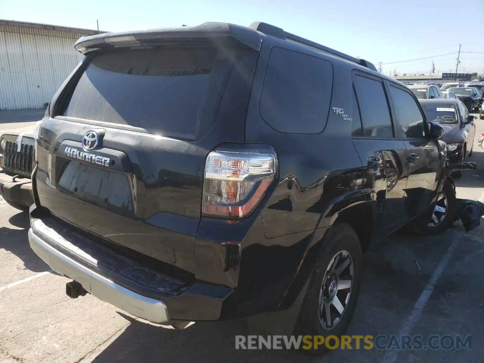 4 Photograph of a damaged car JTEBU5JR9K5650843 TOYOTA 4RUNNER 2019