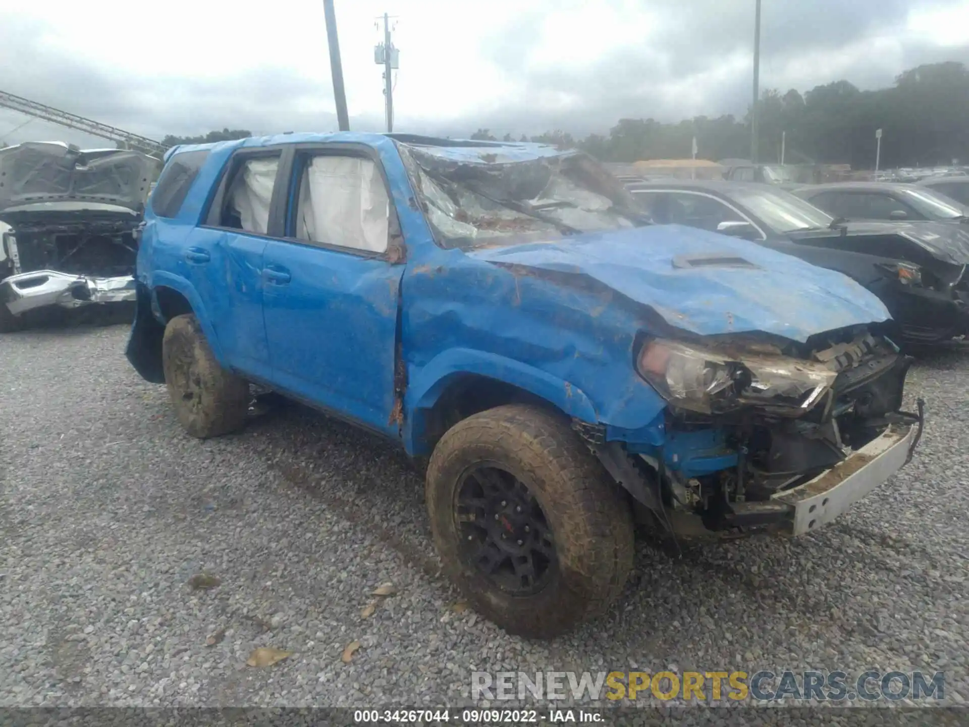 1 Photograph of a damaged car JTEBU5JR9K5650910 TOYOTA 4RUNNER 2019