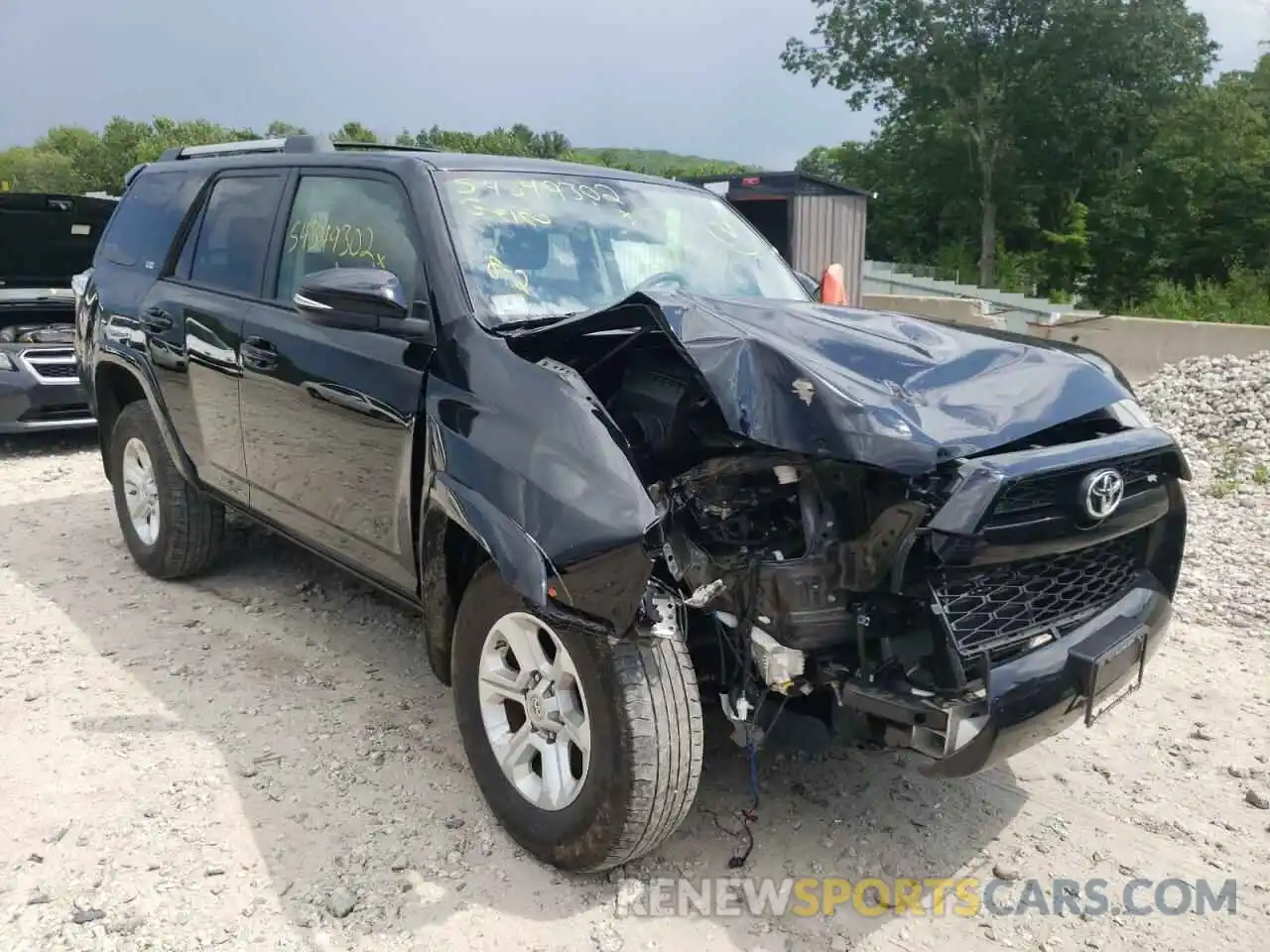 1 Photograph of a damaged car JTEBU5JR9K5654679 TOYOTA 4RUNNER 2019