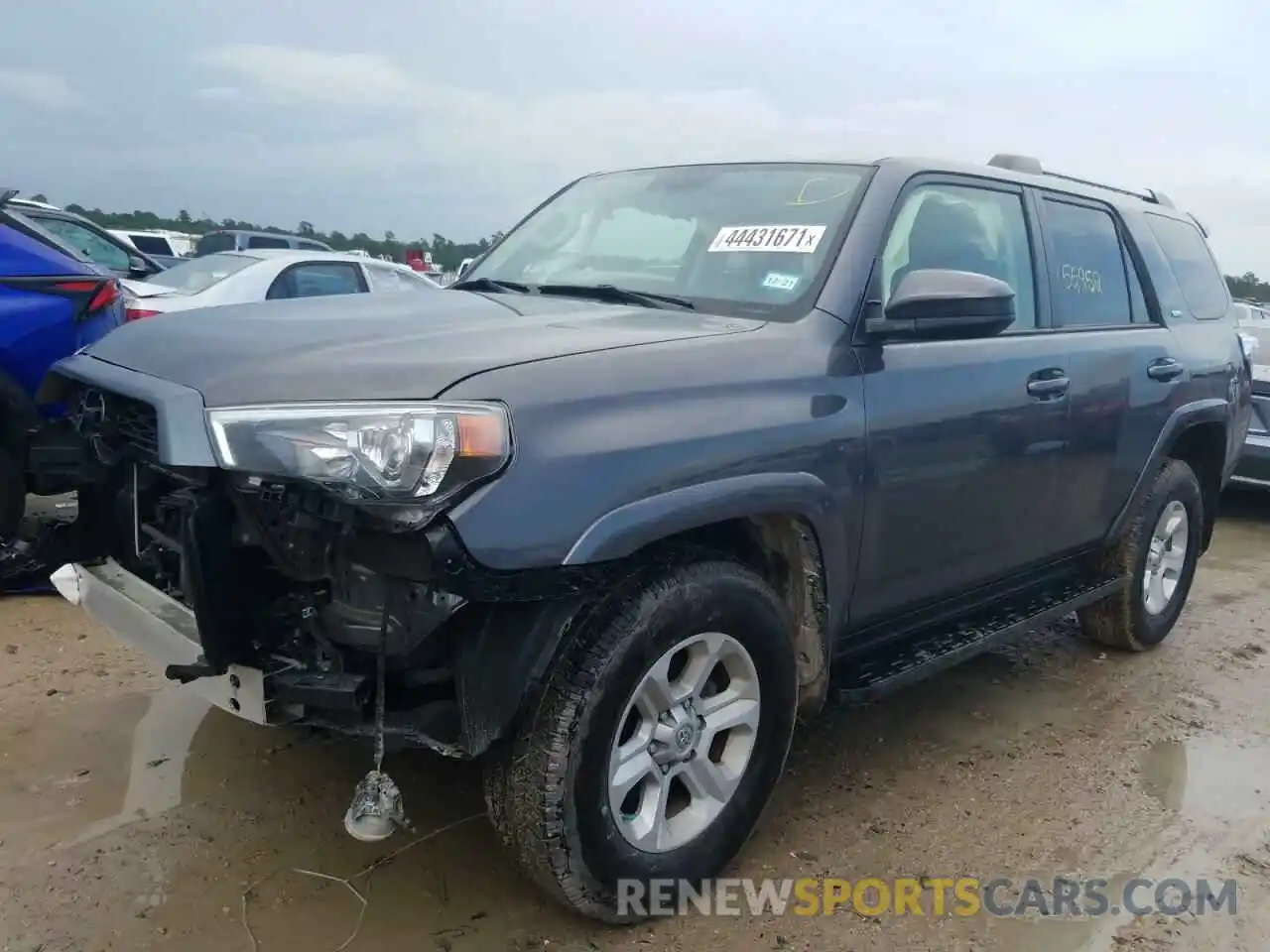 2 Photograph of a damaged car JTEBU5JR9K5657484 TOYOTA 4RUNNER 2019