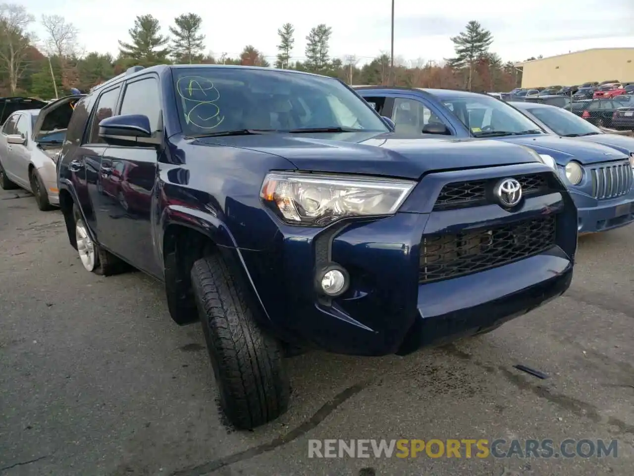 1 Фотография поврежденного автомобиля JTEBU5JR9K5658411 TOYOTA 4RUNNER 2019