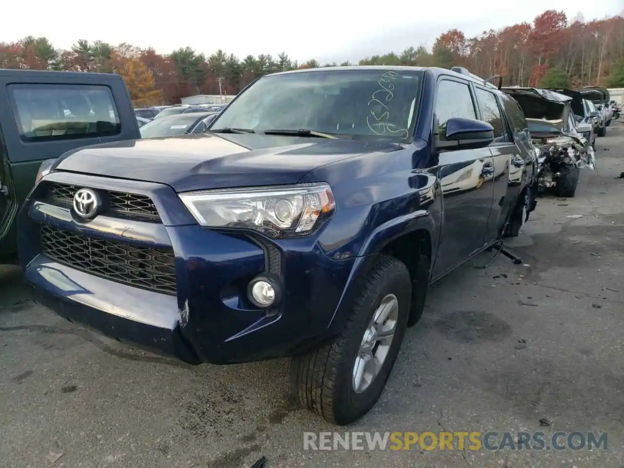 2 Photograph of a damaged car JTEBU5JR9K5658411 TOYOTA 4RUNNER 2019