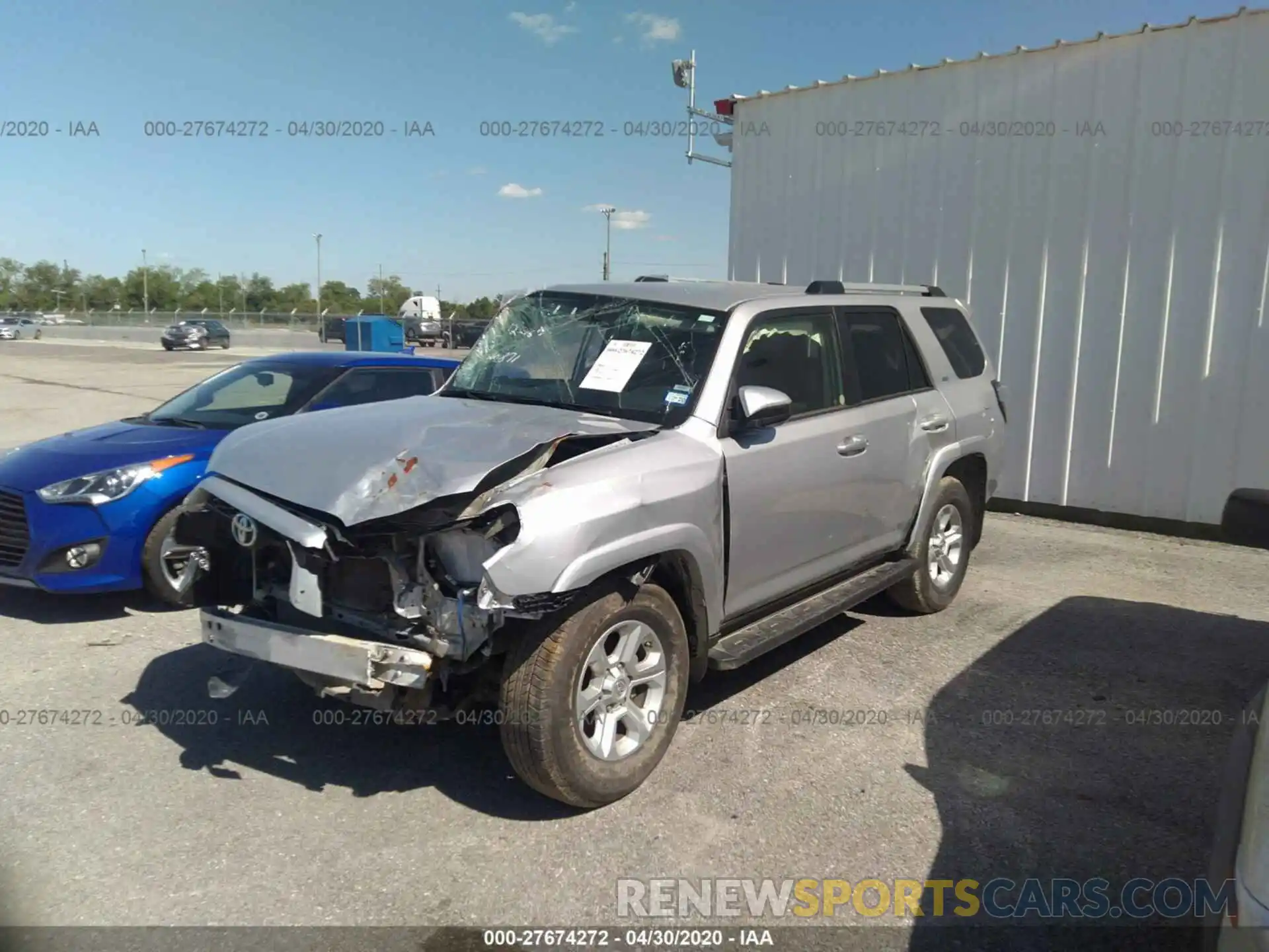 2 Фотография поврежденного автомобиля JTEBU5JR9K5660871 TOYOTA 4RUNNER 2019