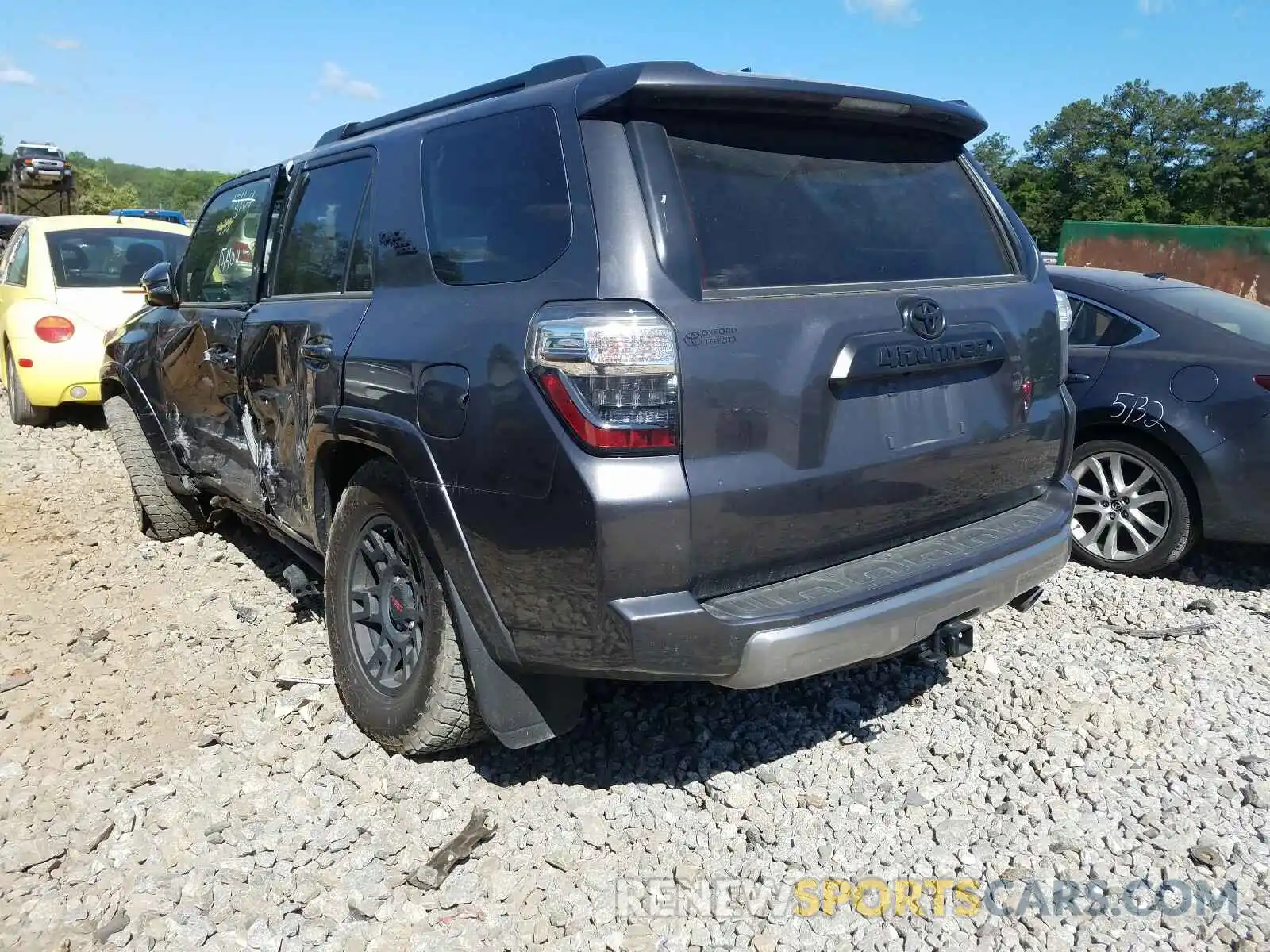 3 Фотография поврежденного автомобиля JTEBU5JR9K5662622 TOYOTA 4RUNNER 2019