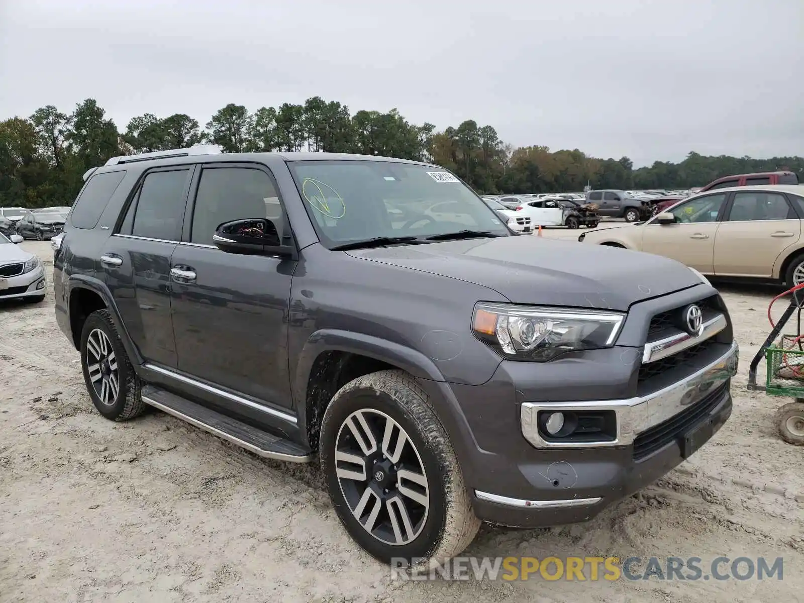 1 Photograph of a damaged car JTEBU5JR9K5663236 TOYOTA 4RUNNER 2019