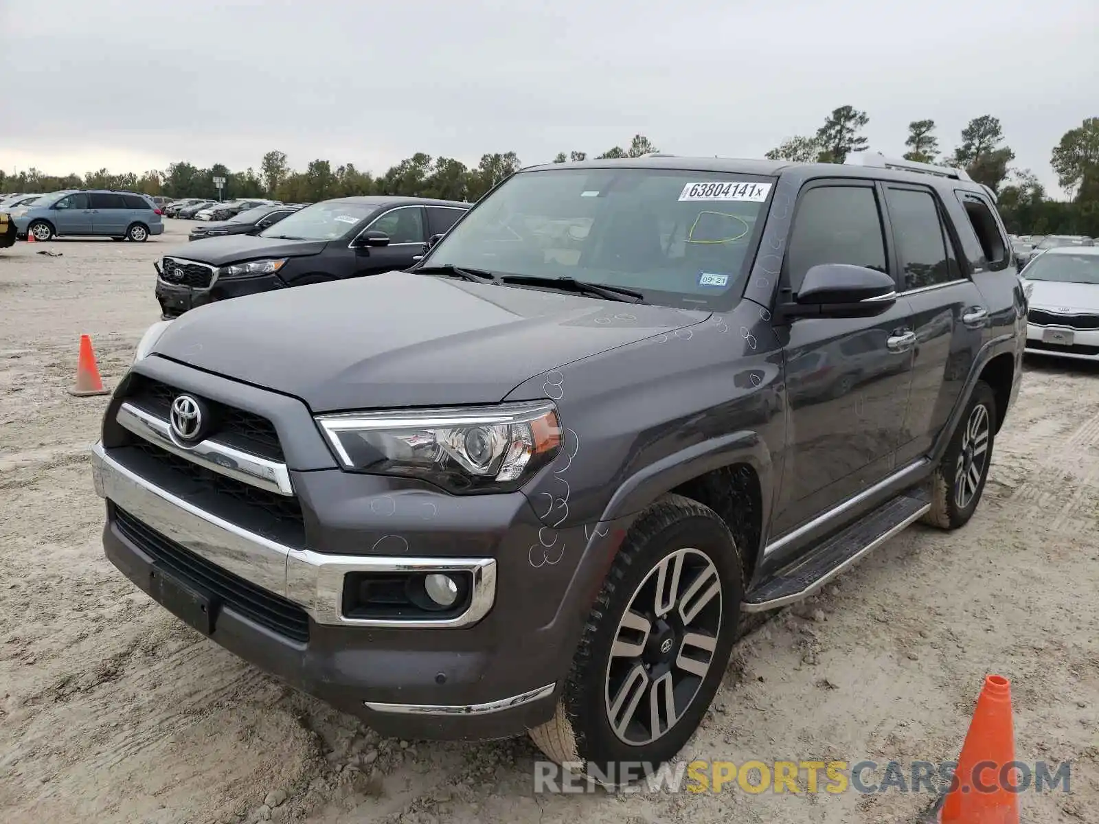 2 Photograph of a damaged car JTEBU5JR9K5663236 TOYOTA 4RUNNER 2019