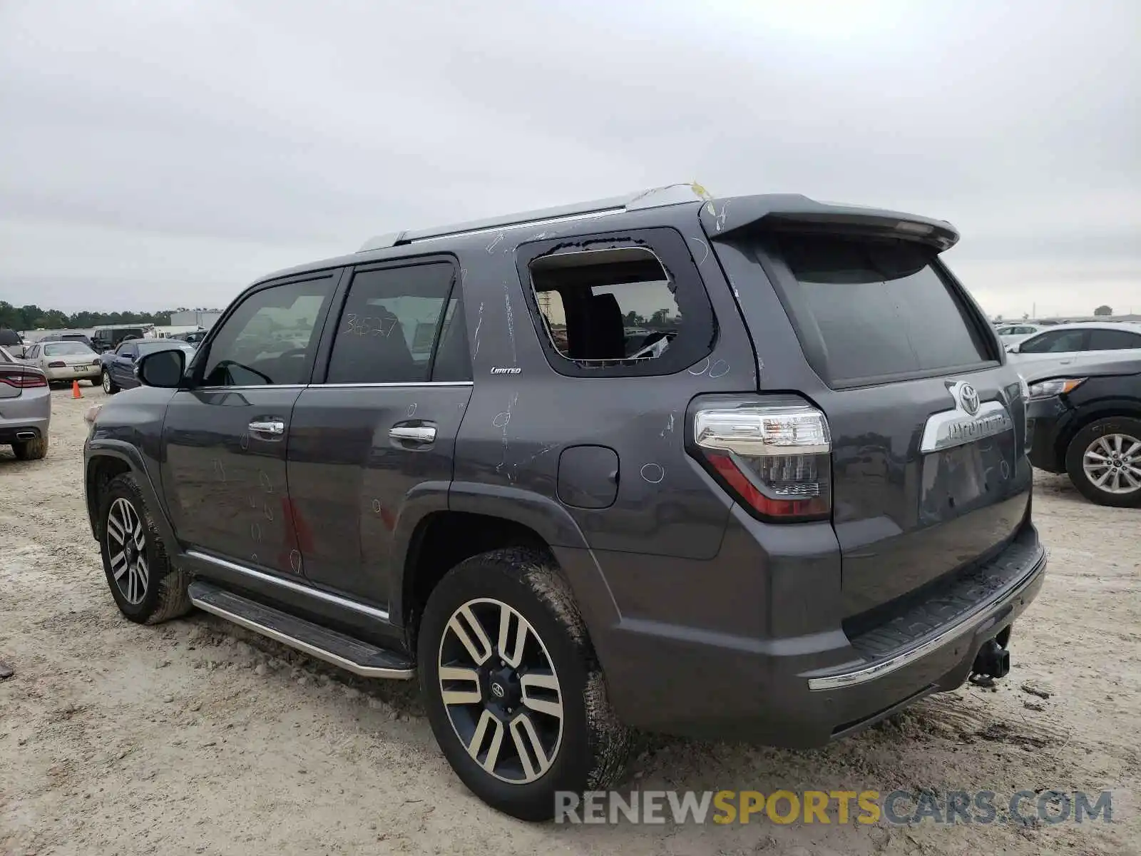 3 Фотография поврежденного автомобиля JTEBU5JR9K5663236 TOYOTA 4RUNNER 2019