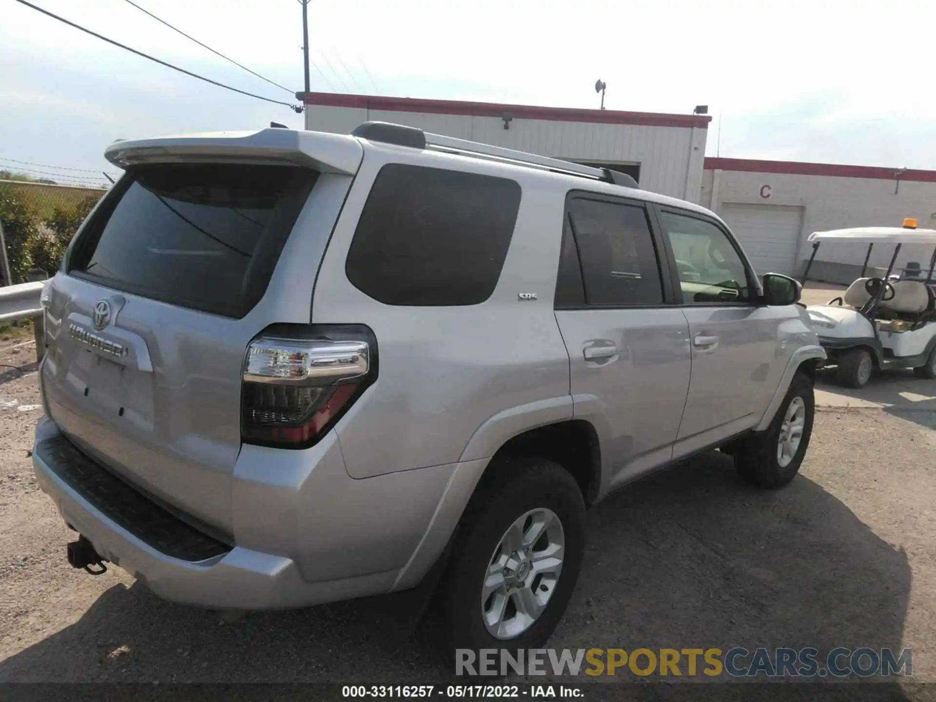 4 Фотография поврежденного автомобиля JTEBU5JR9K5663284 TOYOTA 4RUNNER 2019