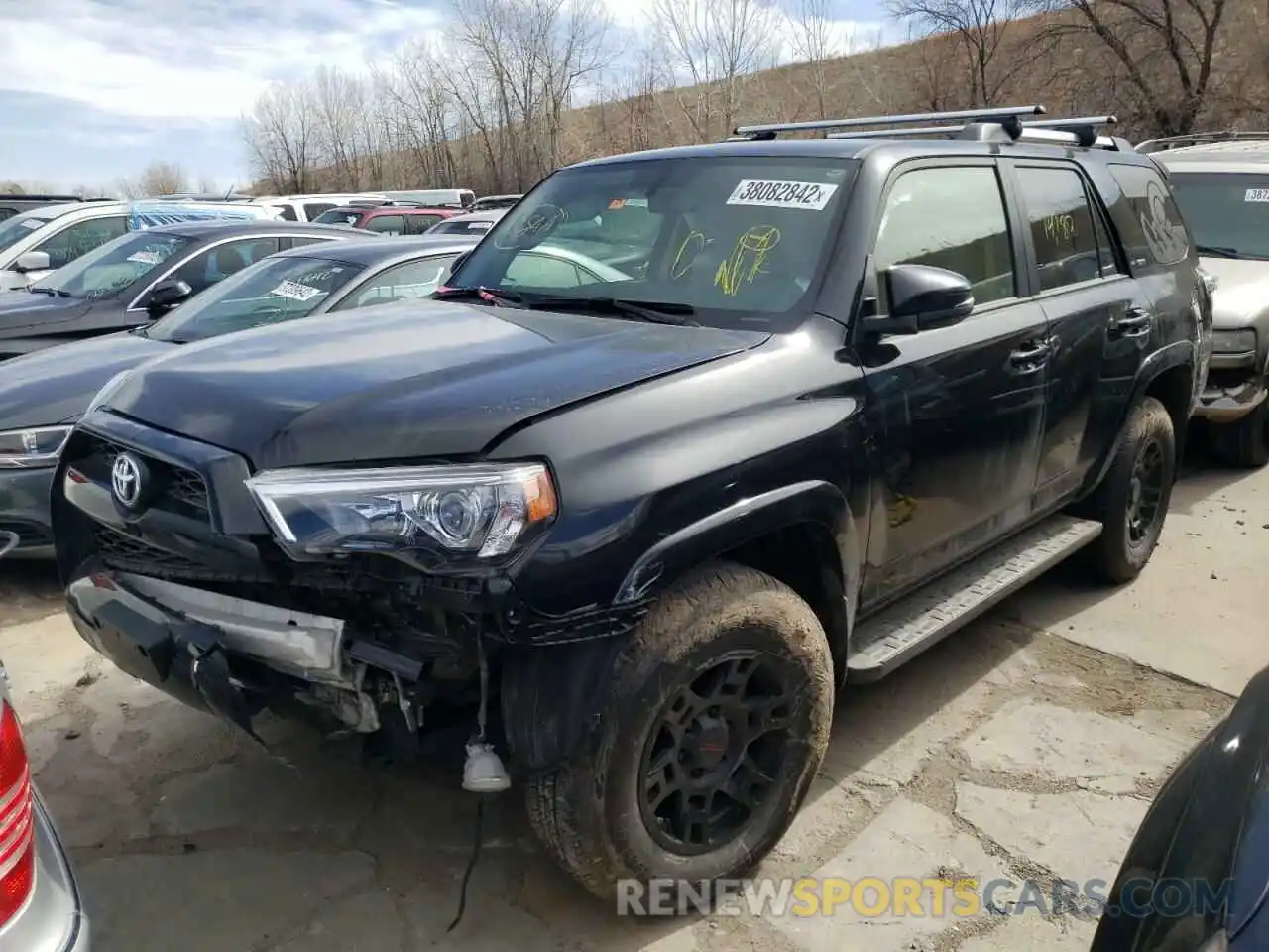 2 Photograph of a damaged car JTEBU5JR9K5664998 TOYOTA 4RUNNER 2019