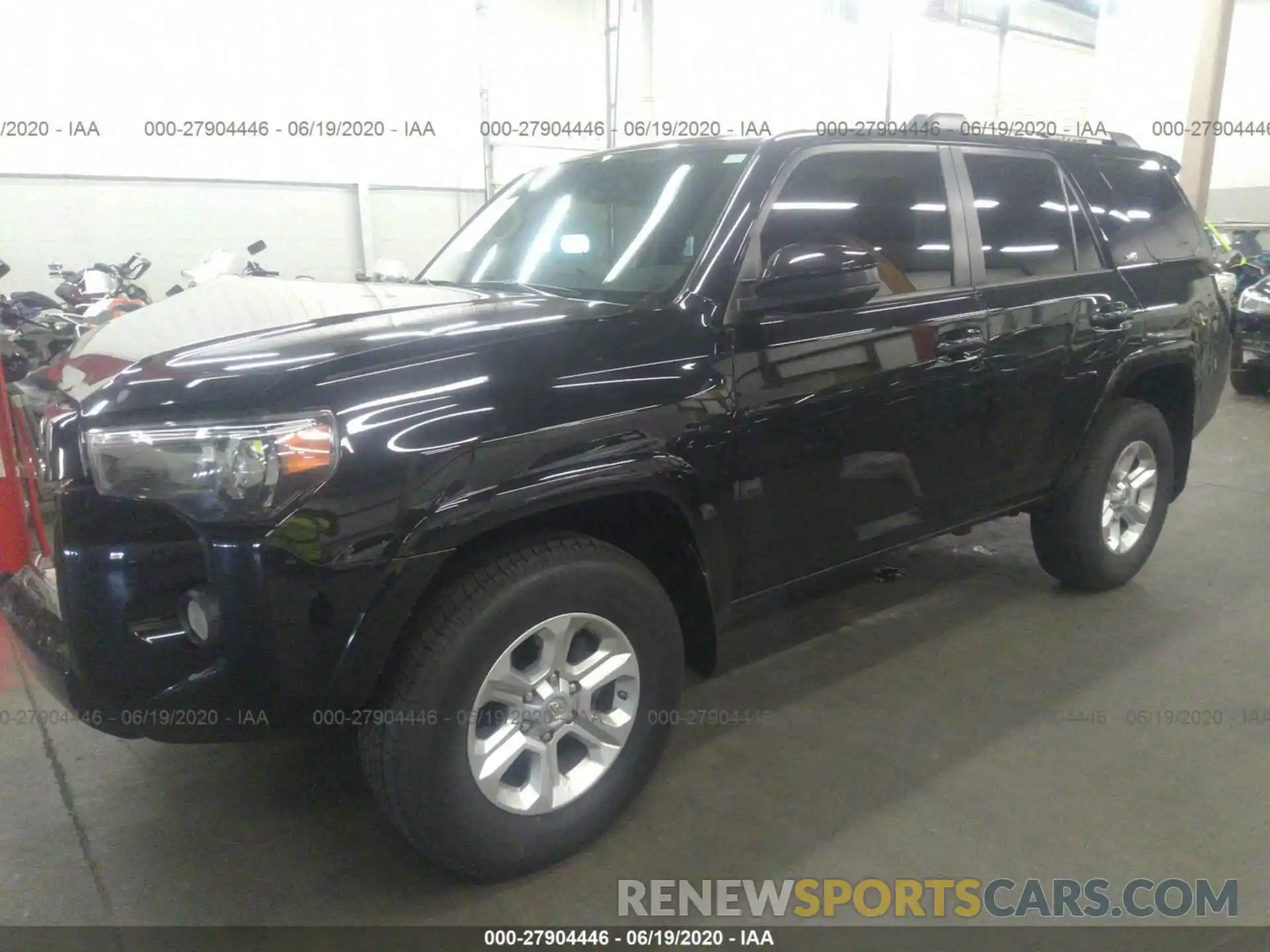 2 Photograph of a damaged car JTEBU5JR9K5666976 TOYOTA 4RUNNER 2019