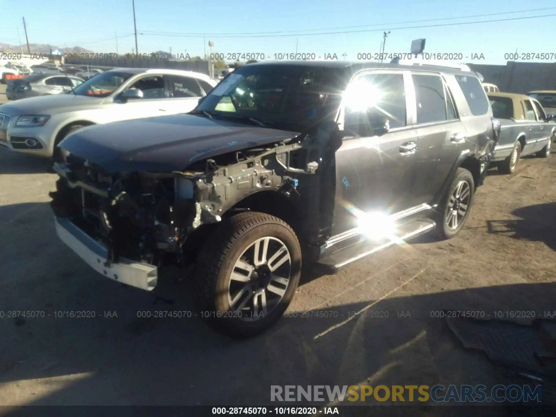 2 Photograph of a damaged car JTEBU5JR9K5667173 TOYOTA 4RUNNER 2019