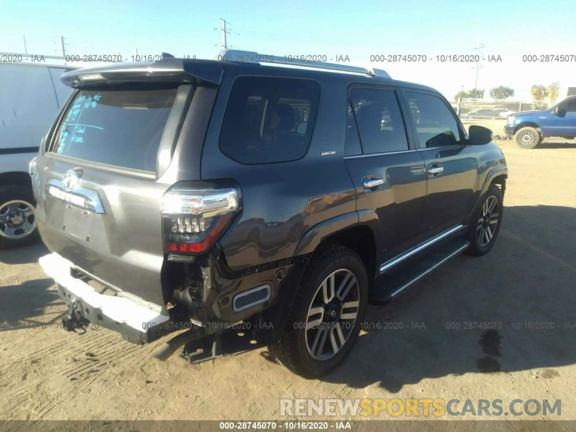 4 Photograph of a damaged car JTEBU5JR9K5667173 TOYOTA 4RUNNER 2019