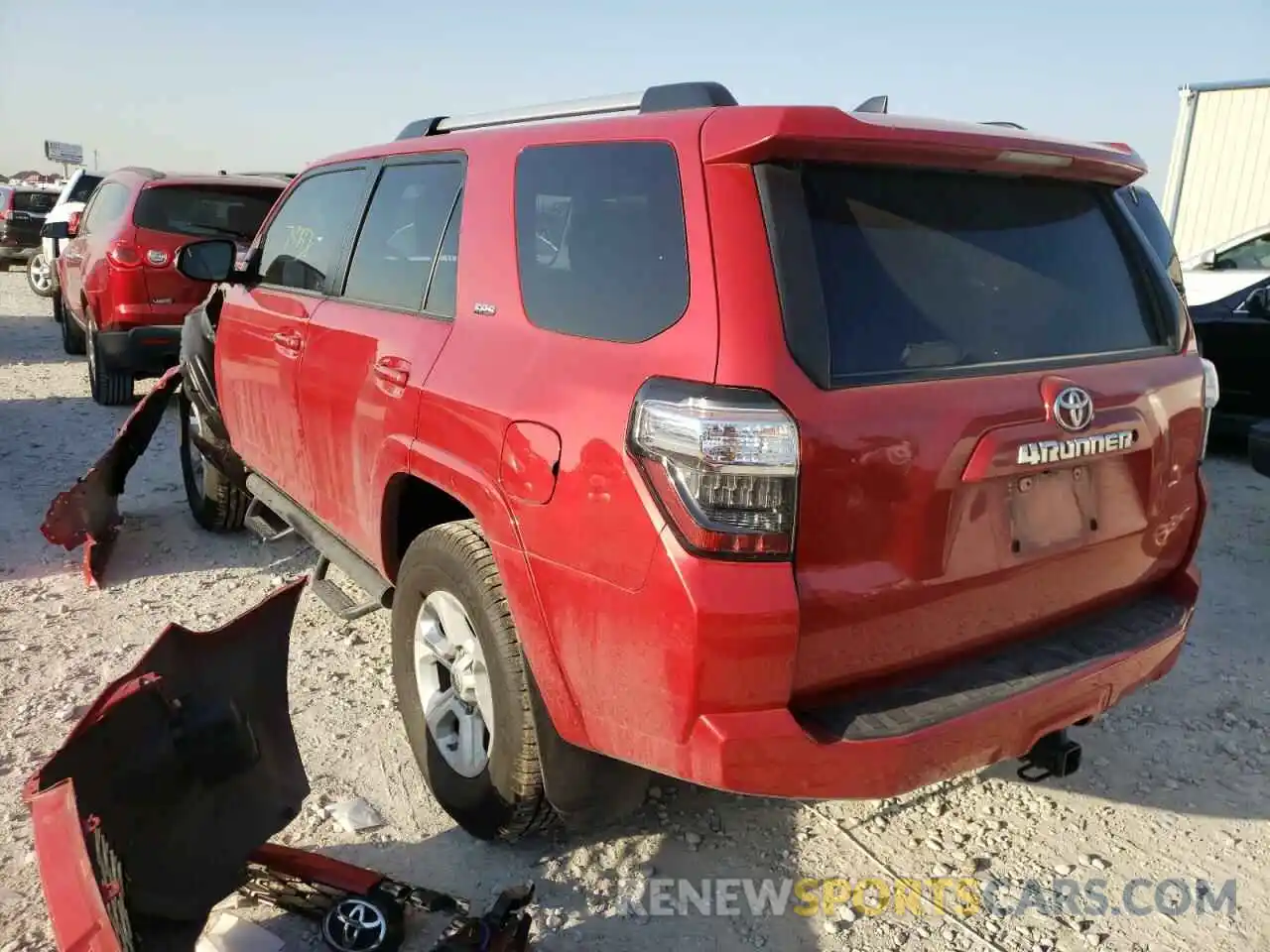 3 Photograph of a damaged car JTEBU5JR9K5667223 TOYOTA 4RUNNER 2019