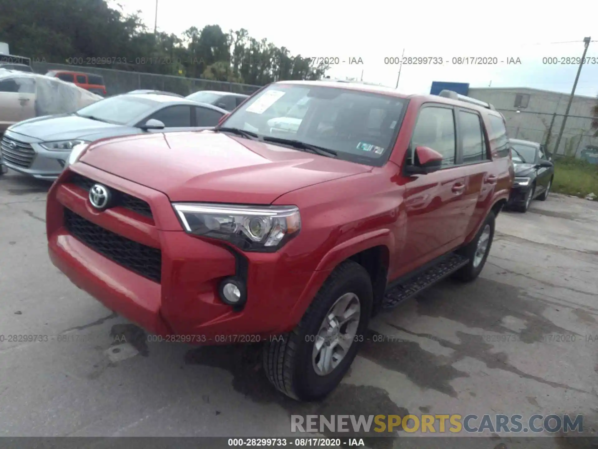 2 Фотография поврежденного автомобиля JTEBU5JR9K5669991 TOYOTA 4RUNNER 2019