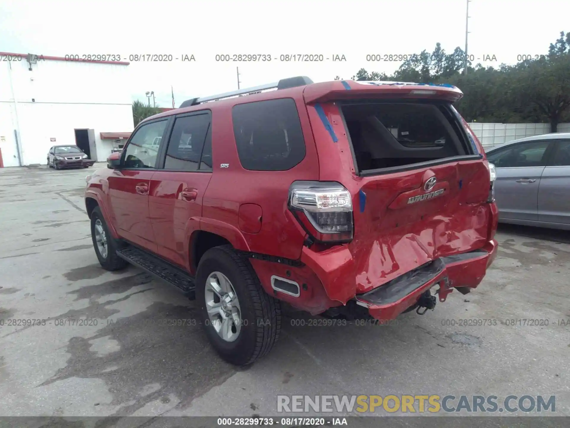 3 Фотография поврежденного автомобиля JTEBU5JR9K5669991 TOYOTA 4RUNNER 2019