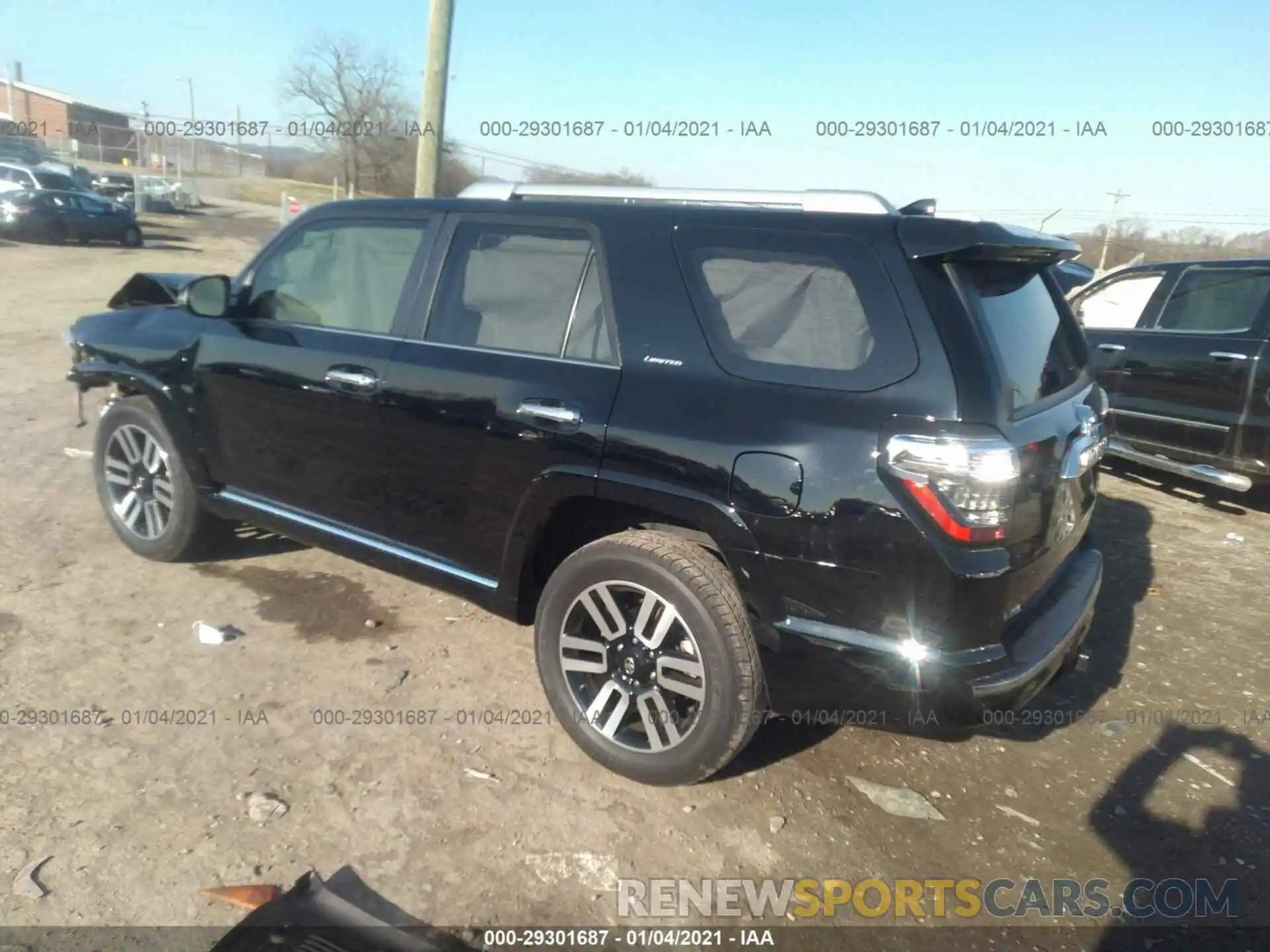 3 Фотография поврежденного автомобиля JTEBU5JR9K5670705 TOYOTA 4RUNNER 2019