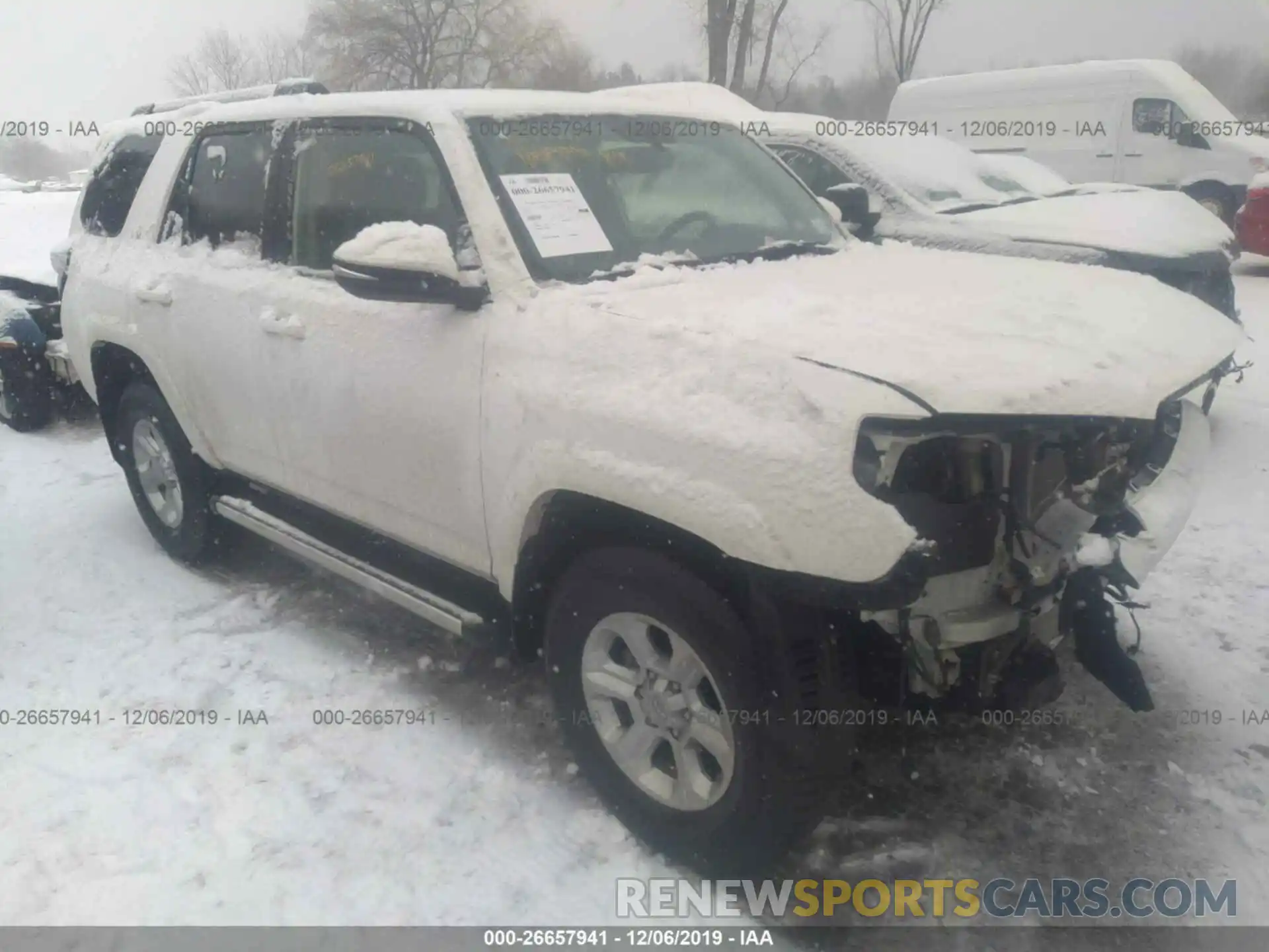 1 Photograph of a damaged car JTEBU5JR9K5672986 TOYOTA 4RUNNER 2019