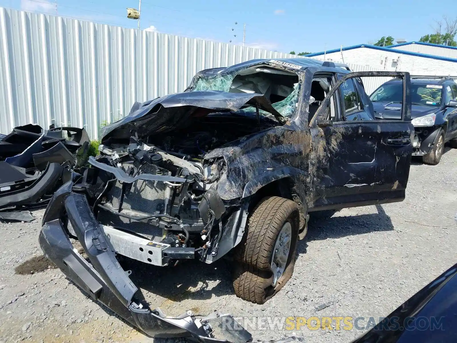 2 Photograph of a damaged car JTEBU5JR9K5673104 TOYOTA 4RUNNER 2019