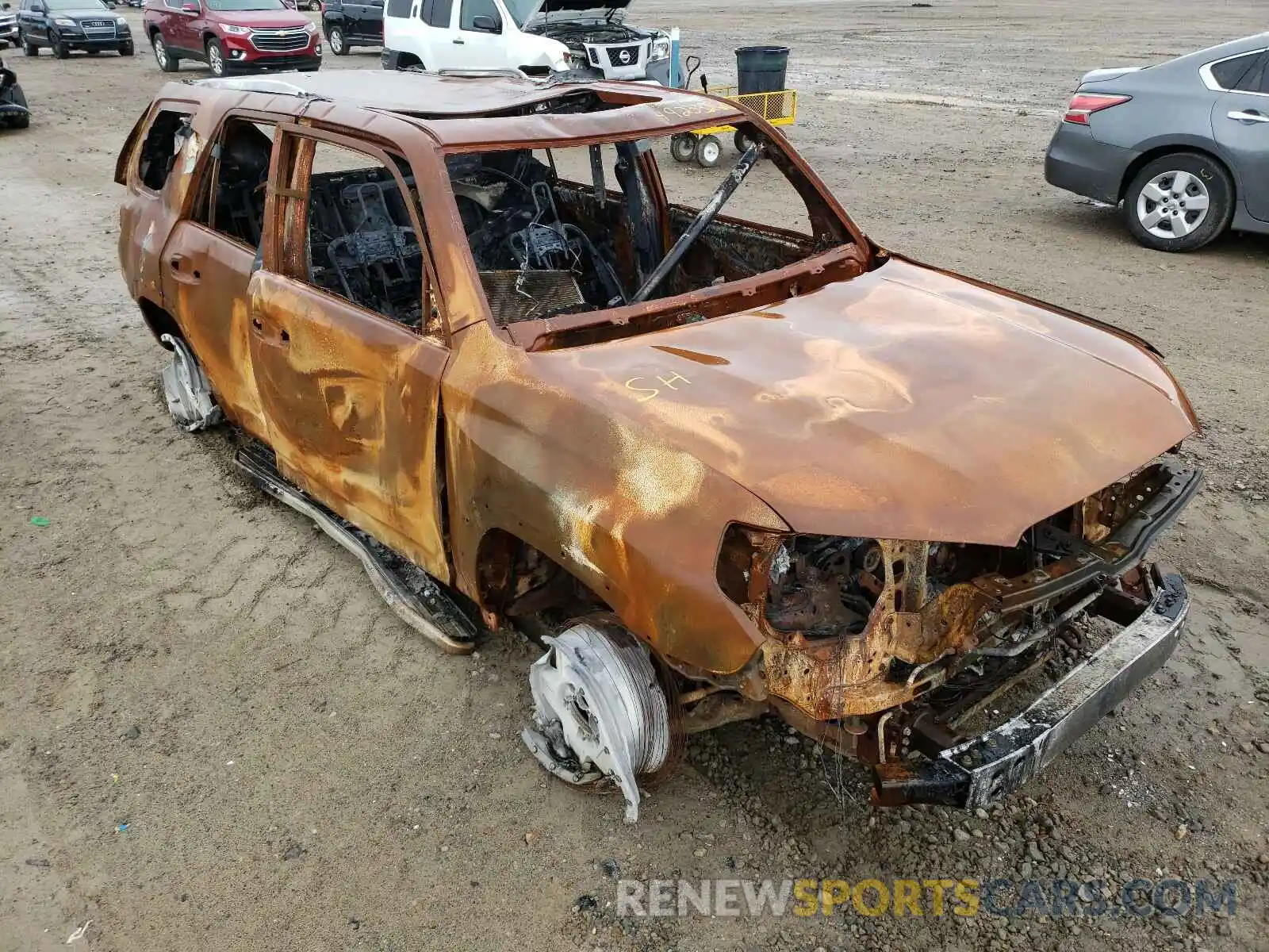 1 Photograph of a damaged car JTEBU5JR9K5673782 TOYOTA 4RUNNER 2019