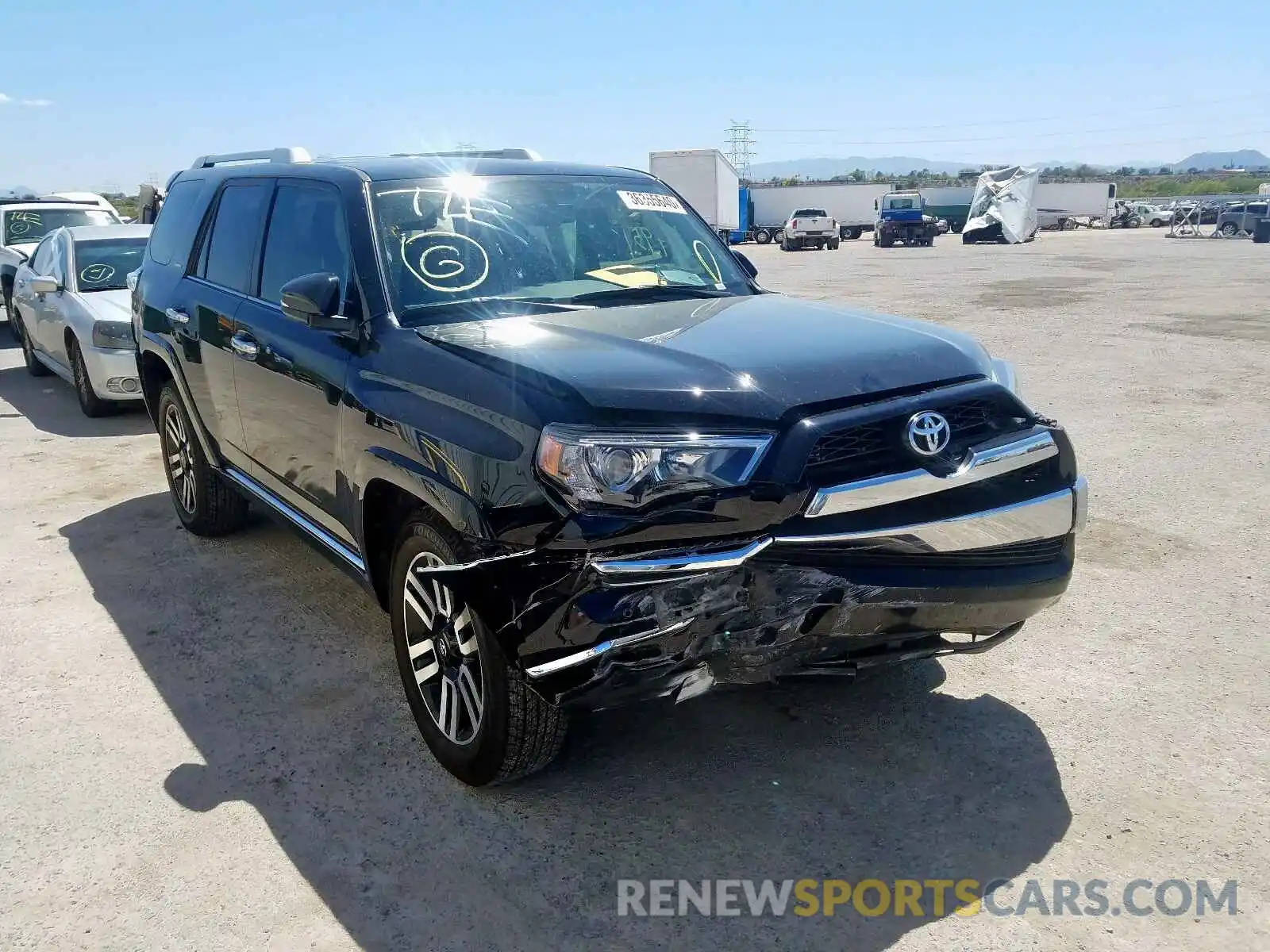 1 Photograph of a damaged car JTEBU5JR9K5674656 TOYOTA 4RUNNER 2019