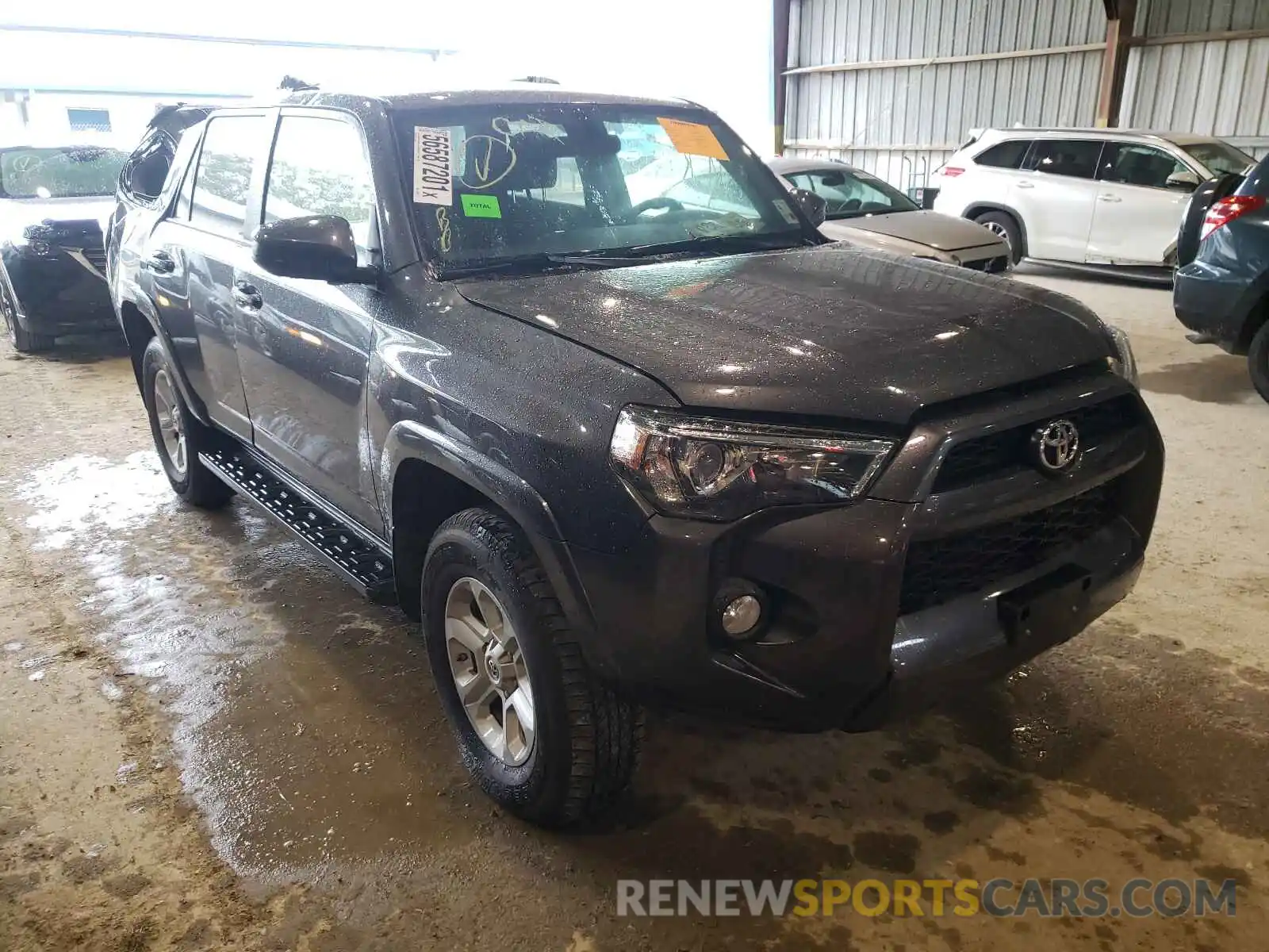 1 Photograph of a damaged car JTEBU5JR9K5674690 TOYOTA 4RUNNER 2019