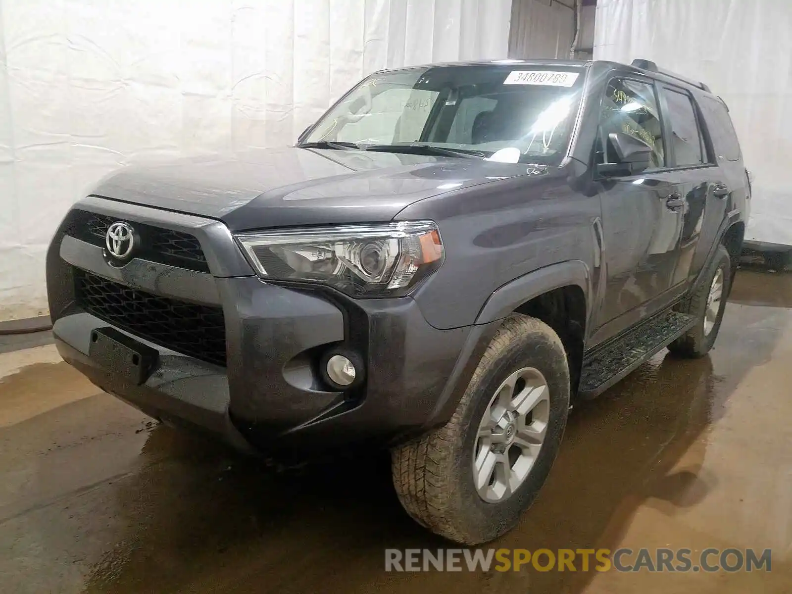 2 Photograph of a damaged car JTEBU5JR9K5675273 TOYOTA 4RUNNER 2019