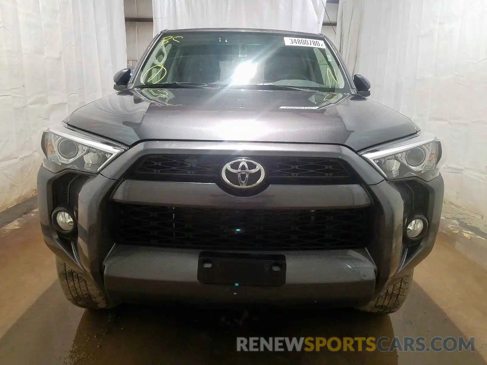 9 Фотография поврежденного автомобиля JTEBU5JR9K5675273 TOYOTA 4RUNNER 2019