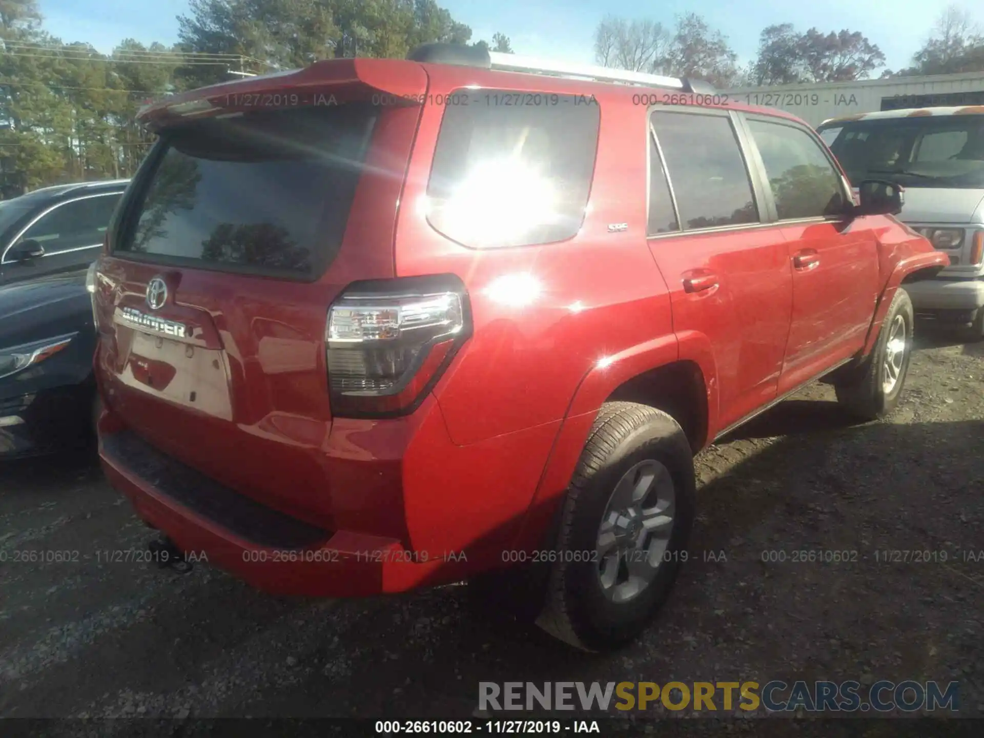 4 Photograph of a damaged car JTEBU5JR9K5675838 TOYOTA 4RUNNER 2019