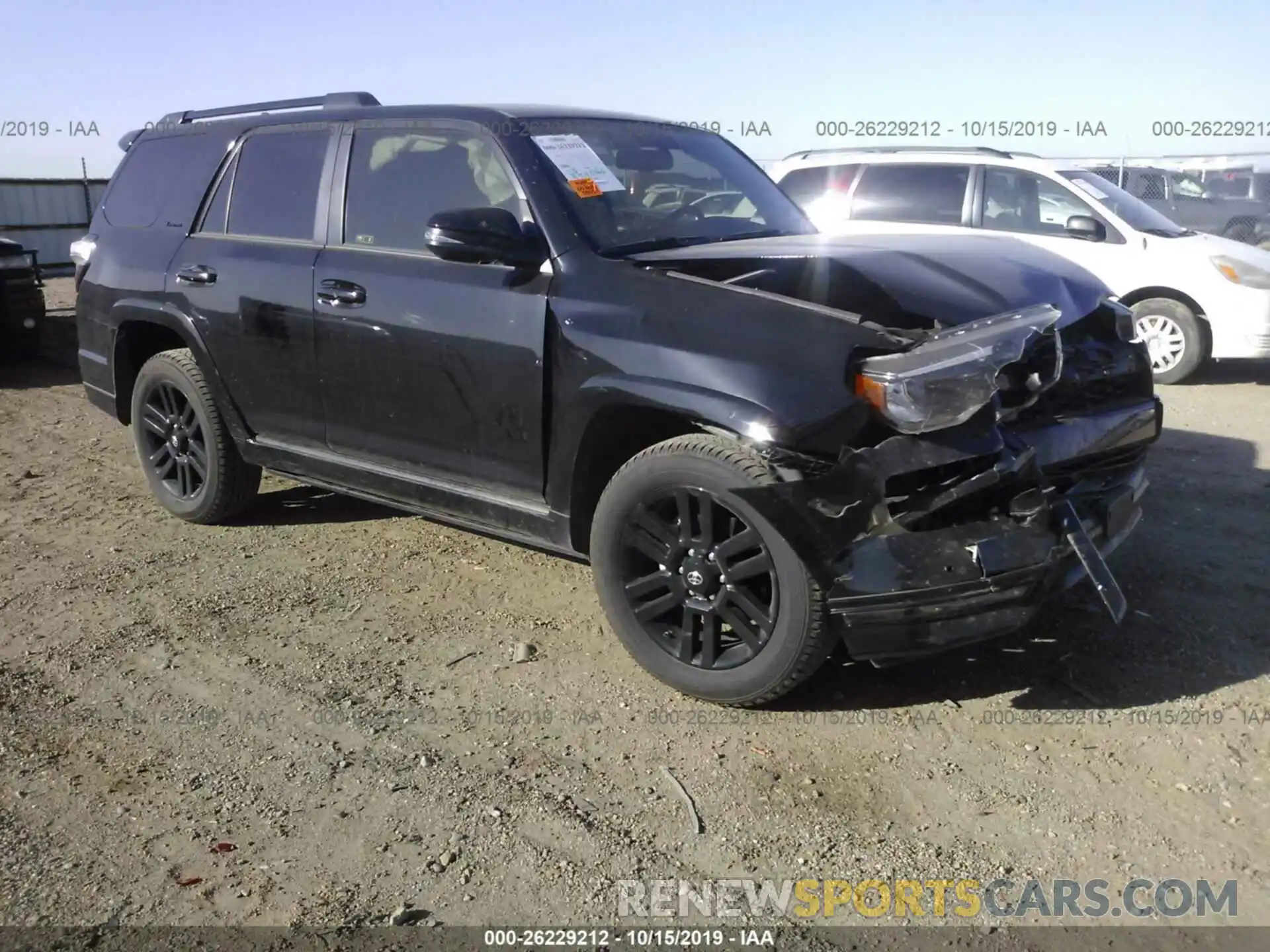 1 Photograph of a damaged car JTEBU5JR9K5676424 TOYOTA 4RUNNER 2019