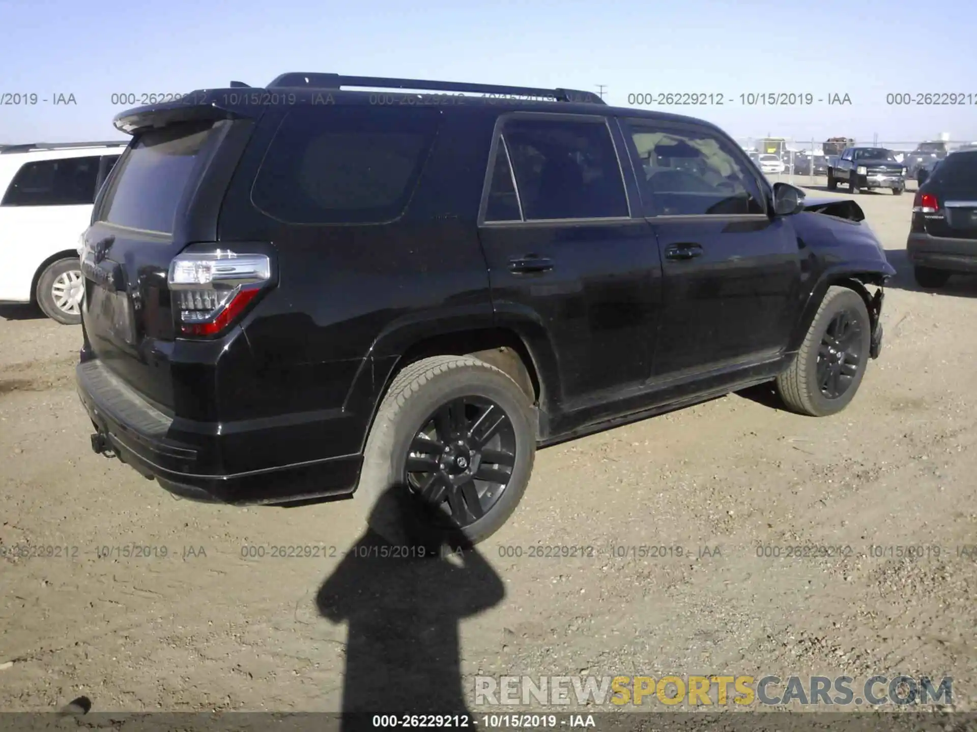 4 Фотография поврежденного автомобиля JTEBU5JR9K5676424 TOYOTA 4RUNNER 2019