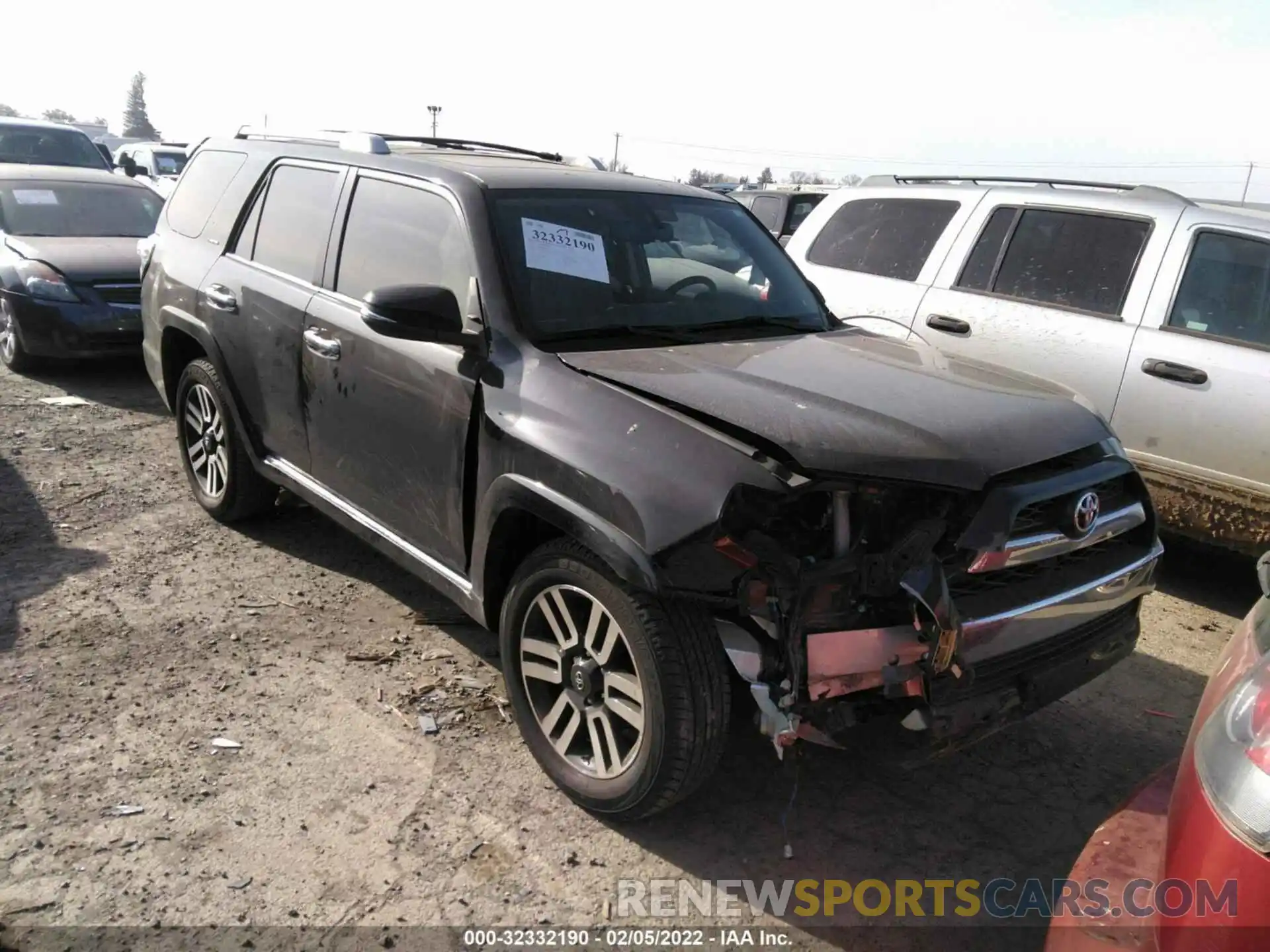 1 Photograph of a damaged car JTEBU5JR9K5677119 TOYOTA 4RUNNER 2019