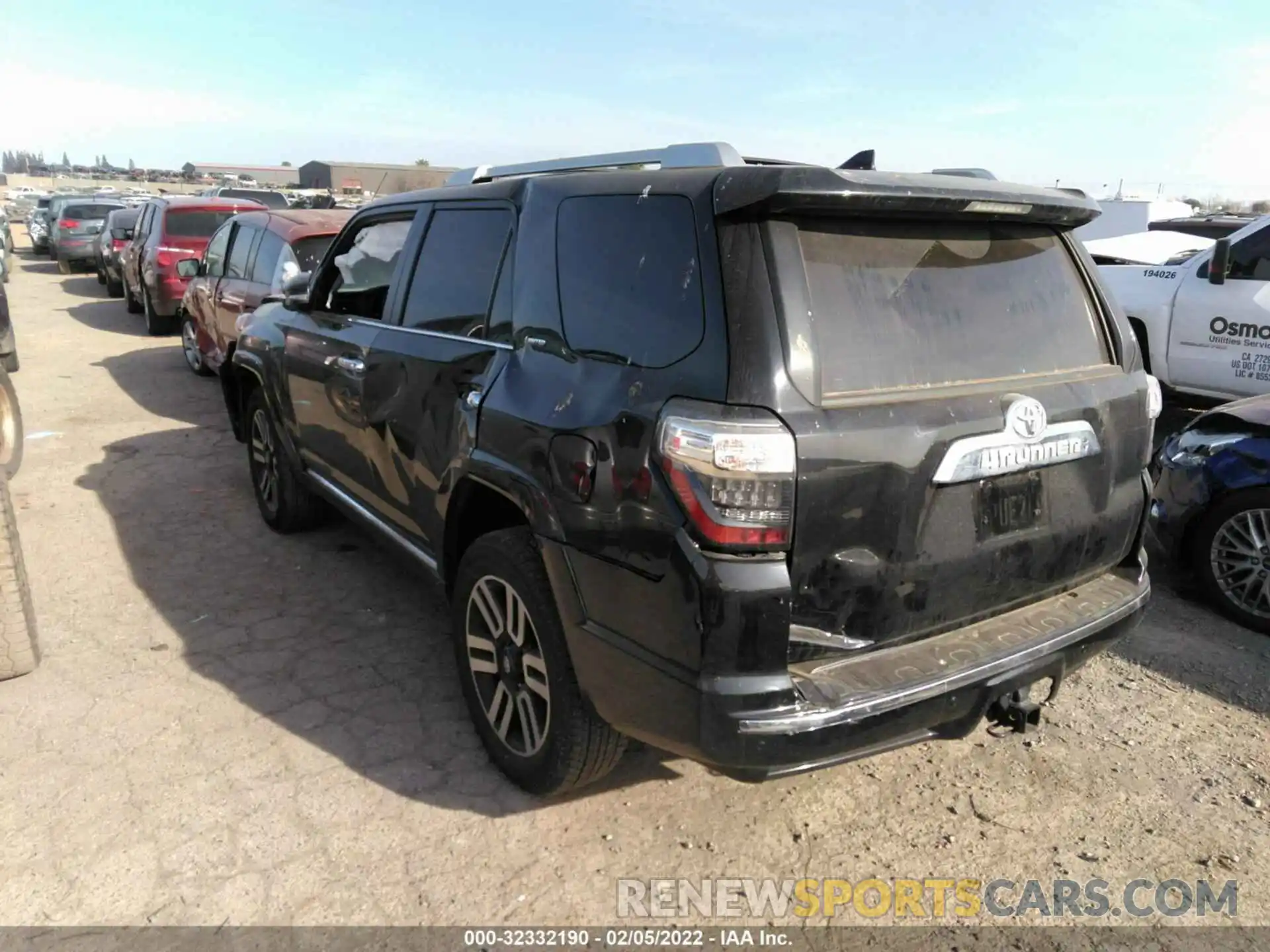 3 Photograph of a damaged car JTEBU5JR9K5677119 TOYOTA 4RUNNER 2019