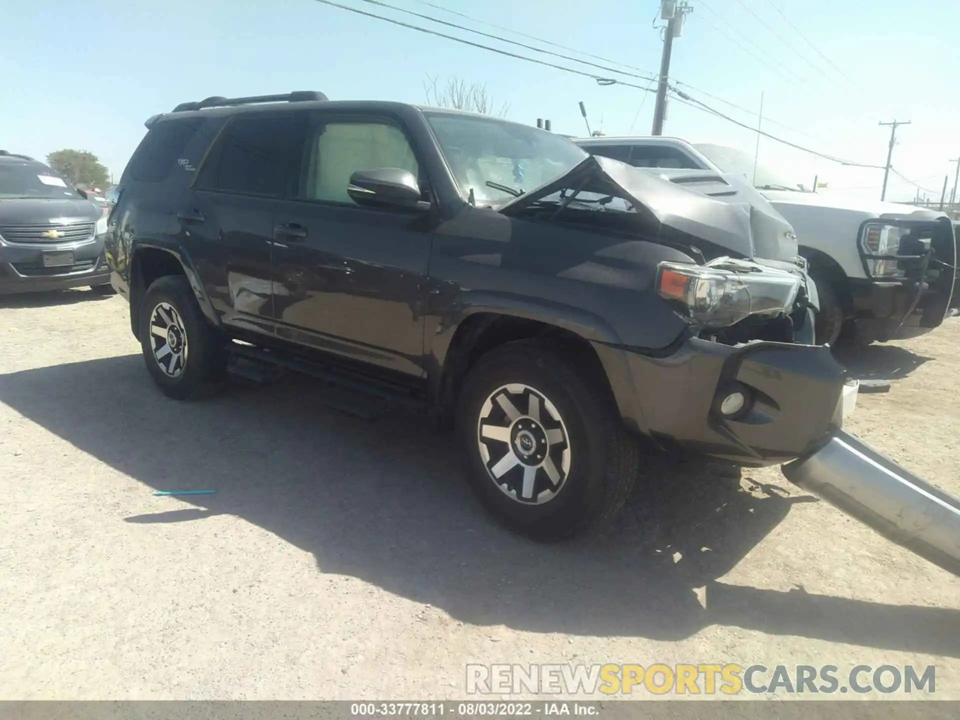 1 Photograph of a damaged car JTEBU5JR9K5680215 TOYOTA 4RUNNER 2019