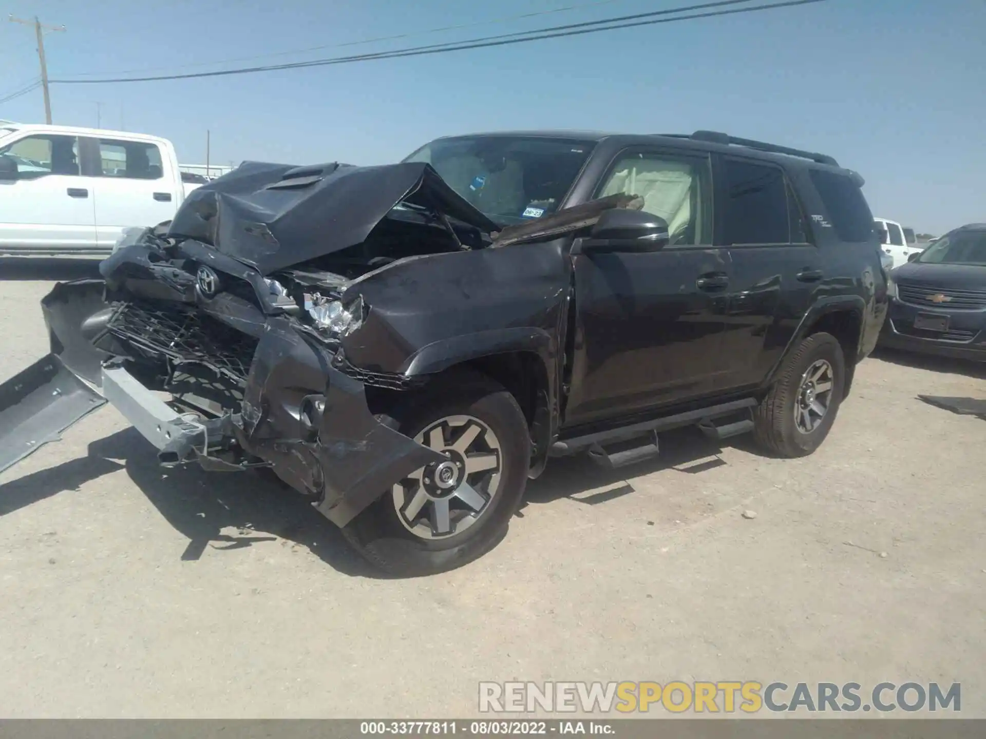 2 Photograph of a damaged car JTEBU5JR9K5680215 TOYOTA 4RUNNER 2019