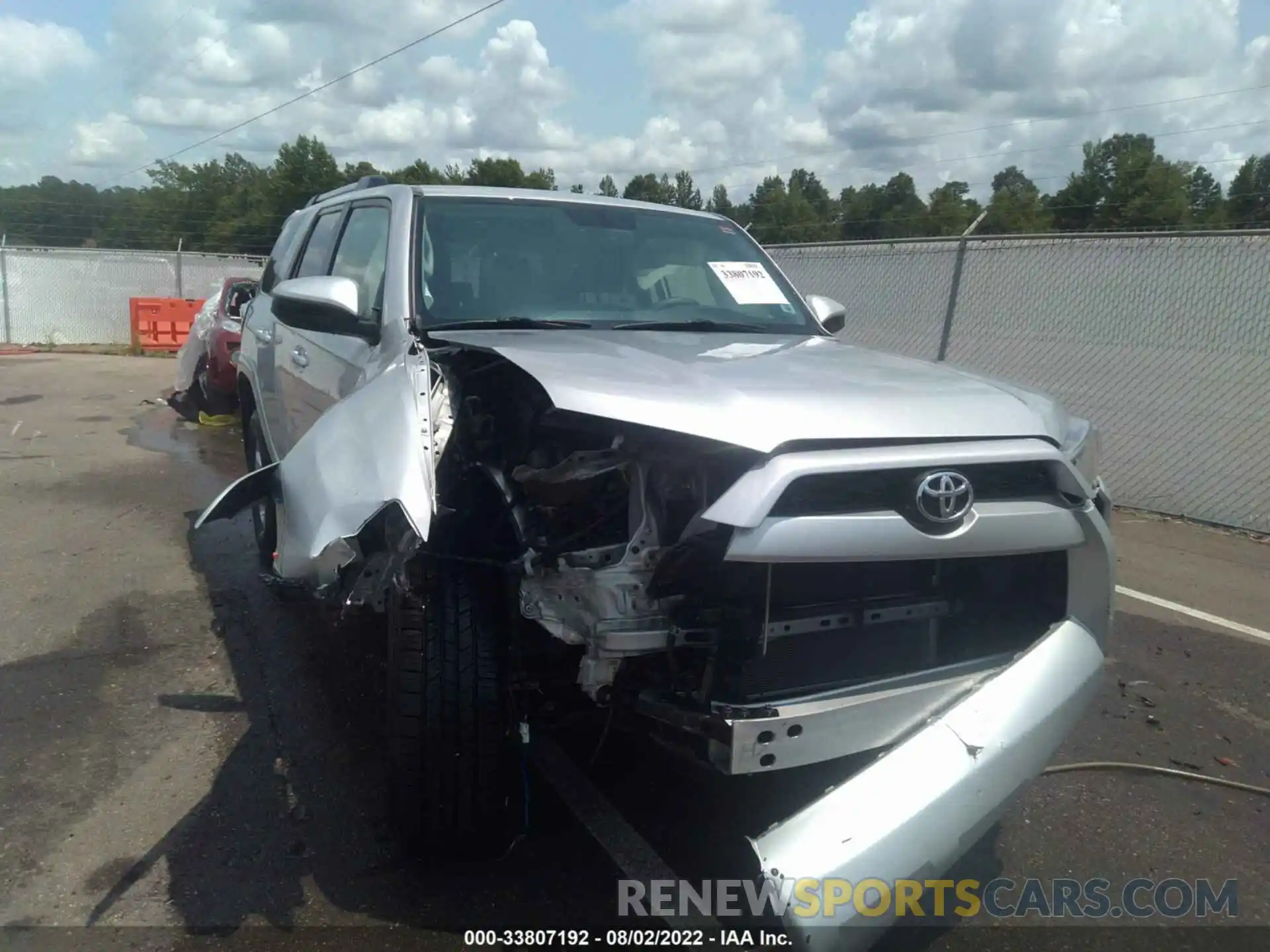 1 Photograph of a damaged car JTEBU5JR9K5680733 TOYOTA 4RUNNER 2019