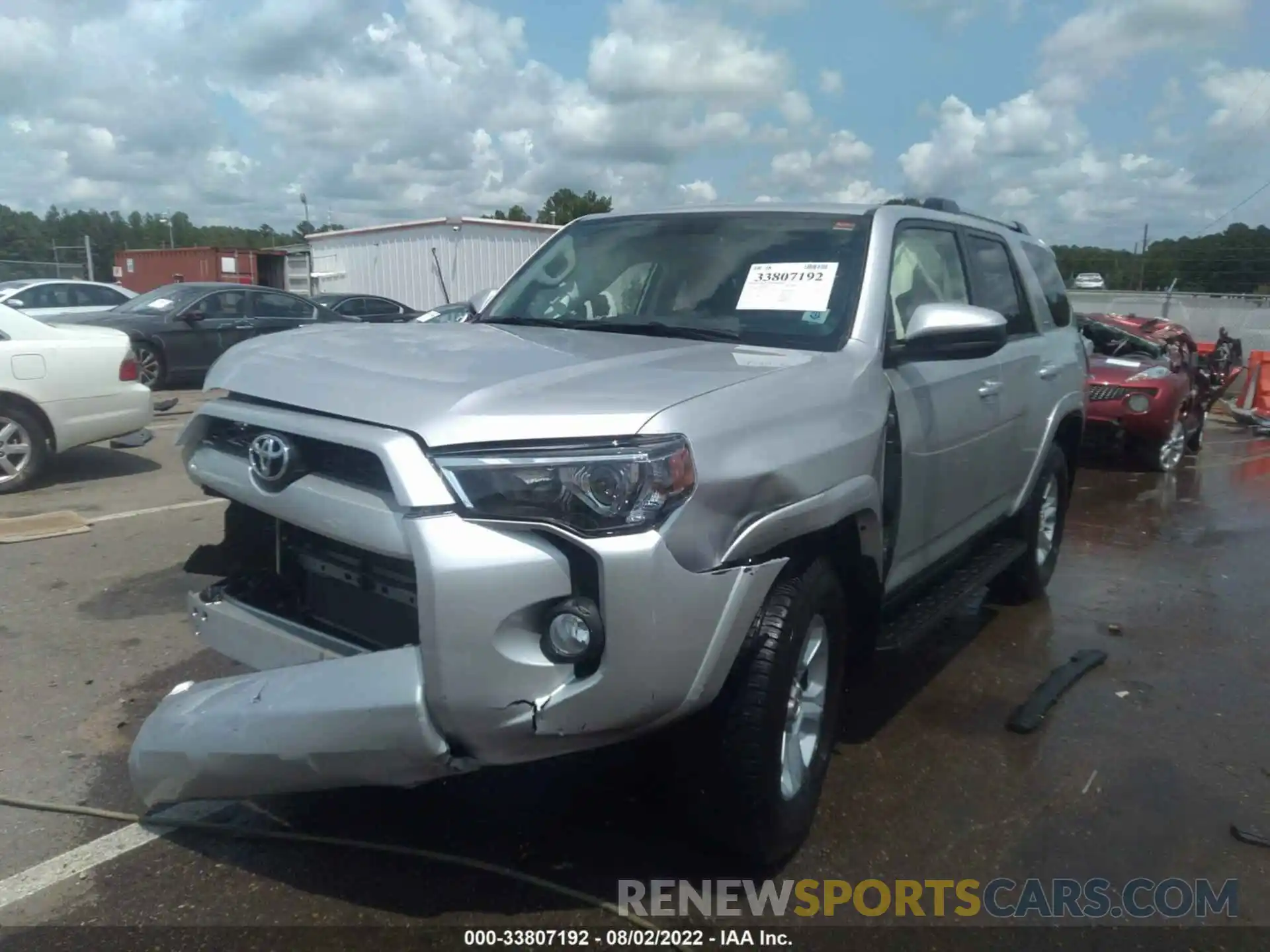 2 Photograph of a damaged car JTEBU5JR9K5680733 TOYOTA 4RUNNER 2019