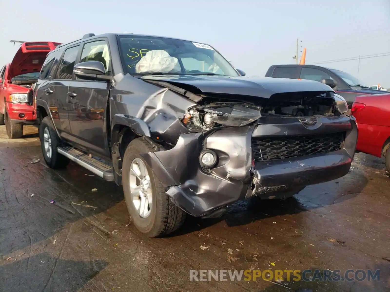 1 Photograph of a damaged car JTEBU5JR9K5682868 TOYOTA 4RUNNER 2019